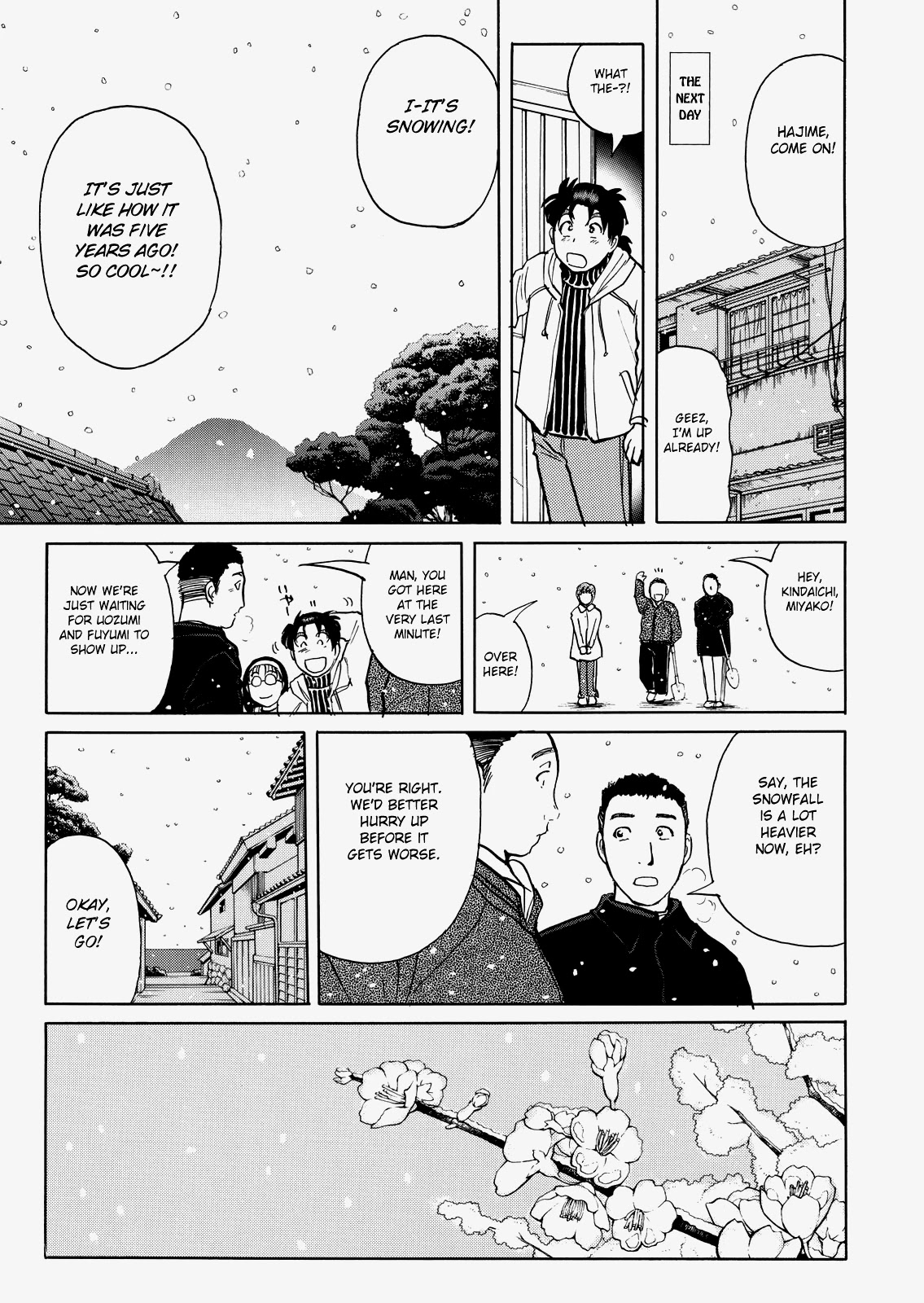 The New Kindaichi Detective Files Chapter 5.1 page 20 - Vol.5 Chapter 1: Cherry Blossoms, Snow, and the Time Capsule