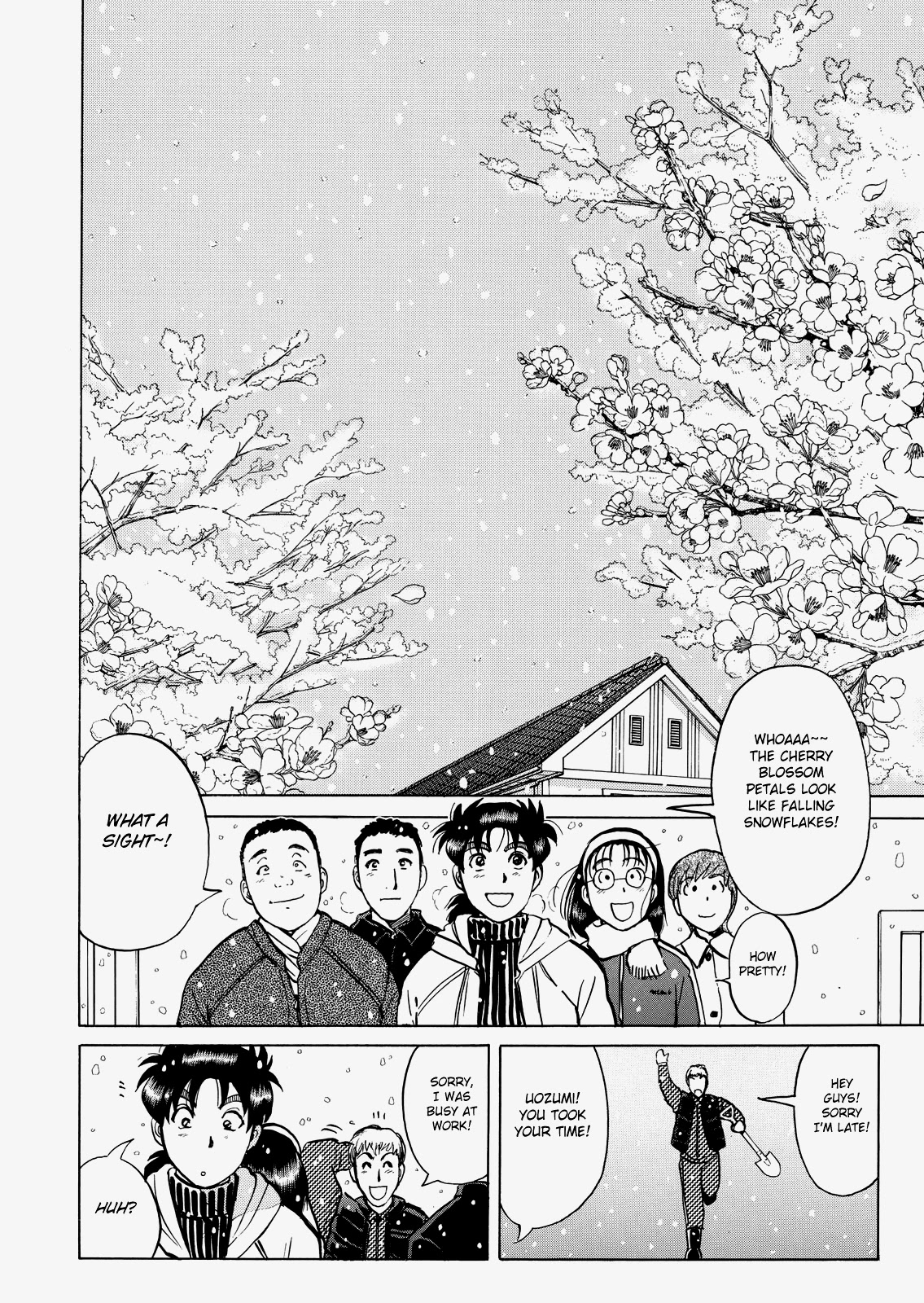 The New Kindaichi Detective Files Chapter 5.1 page 21 - Vol.5 Chapter 1: Cherry Blossoms, Snow, and the Time Capsule