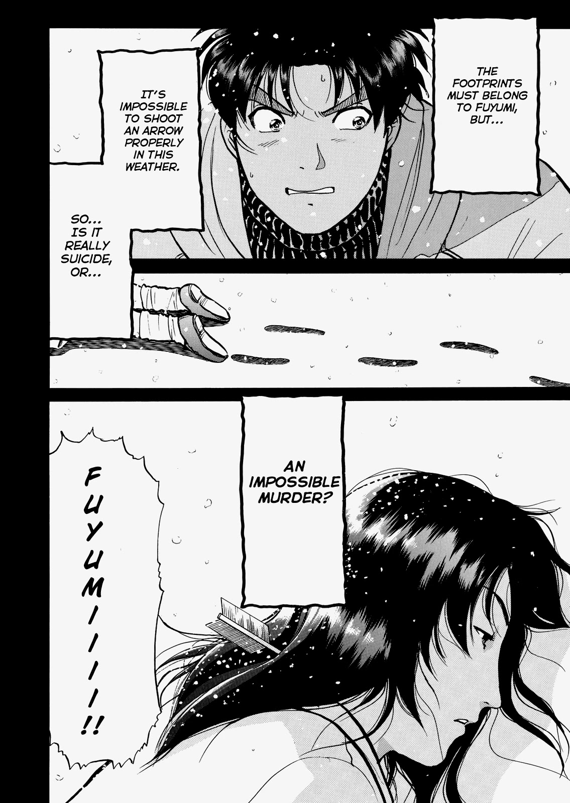 The New Kindaichi Detective Files Chapter 5.1 page 24 - Vol.5 Chapter 1: Cherry Blossoms, Snow, and the Time Capsule