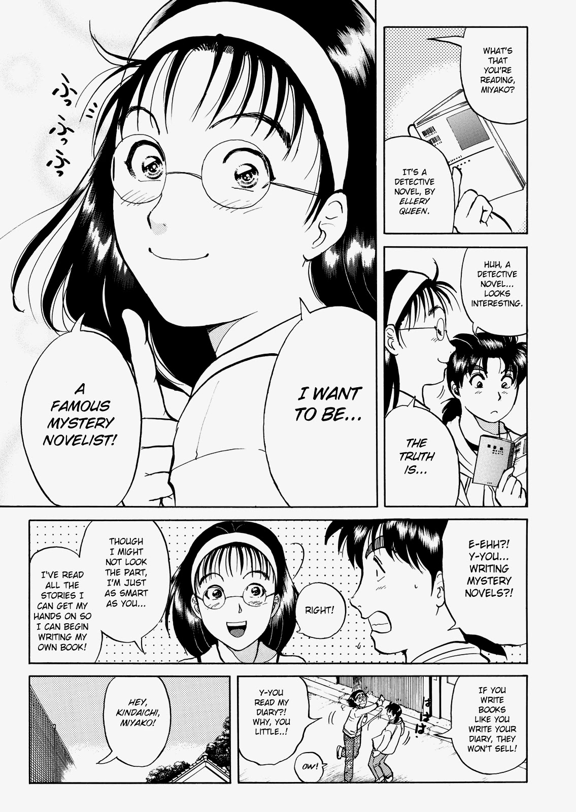 The New Kindaichi Detective Files Chapter 5.1 page 8 - Vol.5 Chapter 1: Cherry Blossoms, Snow, and the Time Capsule