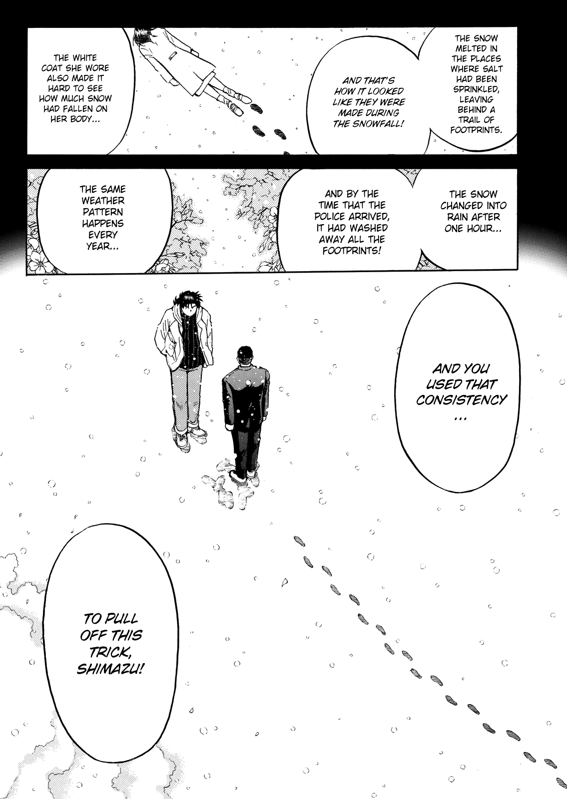 The New Kindaichi Detective Files Chapter 5.7 page 13 - Vol.5 Chapter 7: The Truth 2: Alibi Accompanies Snow