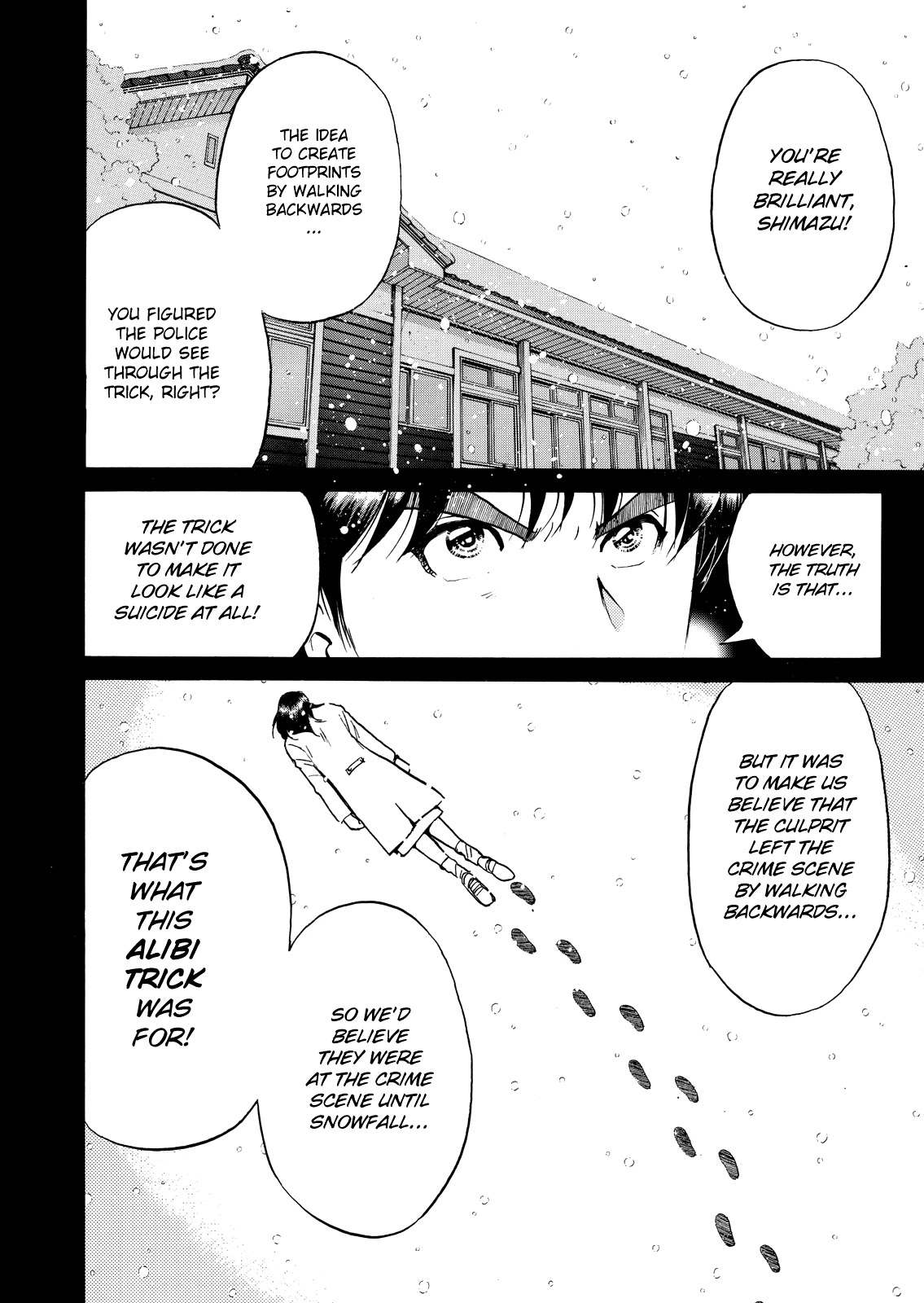 The New Kindaichi Detective Files Chapter 5.7 page 7 - Vol.5 Chapter 7: The Truth 2: Alibi Accompanies Snow
