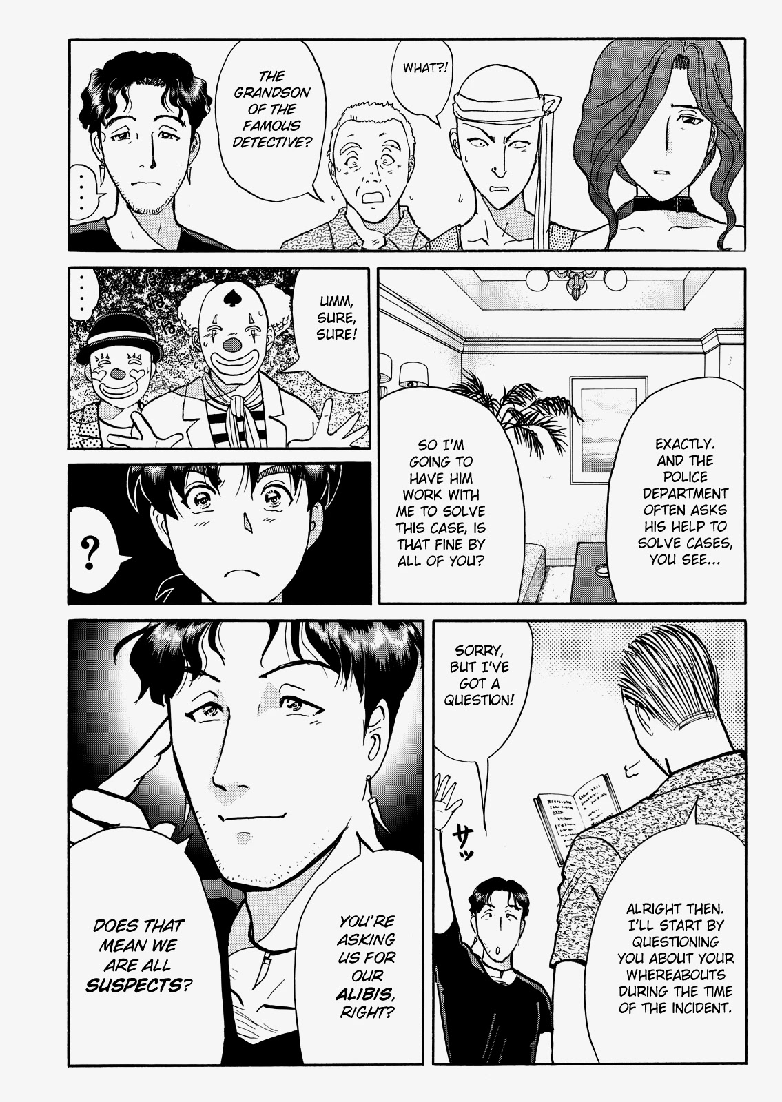 The New Kindaichi Detective Files Chapter 8.2 page 13 - Vol.8 Chapter 2: Clown Without a Face