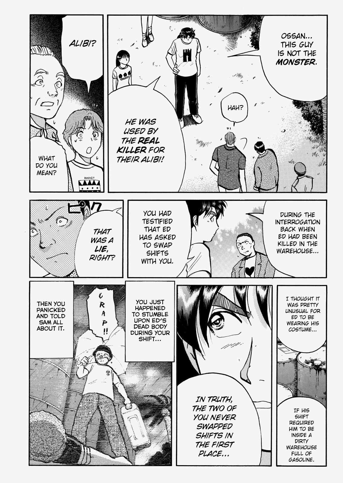 The New Kindaichi Detective Files Chapter 8.6 page 8 - Vol.8 Chapter 6: Truth 1 - Induced Alibi