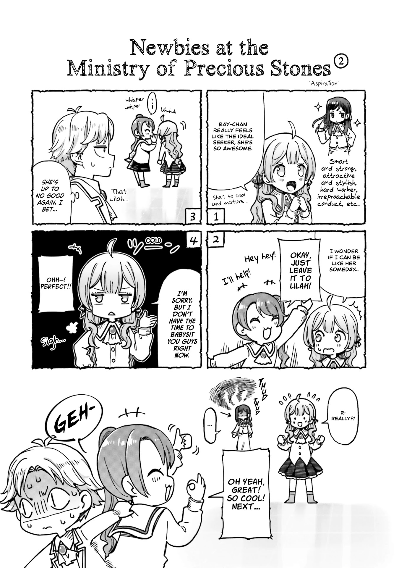 The Newbie of the Ministry of Precious Stones Chapter 5.5 page 4 - Chapter 5.5