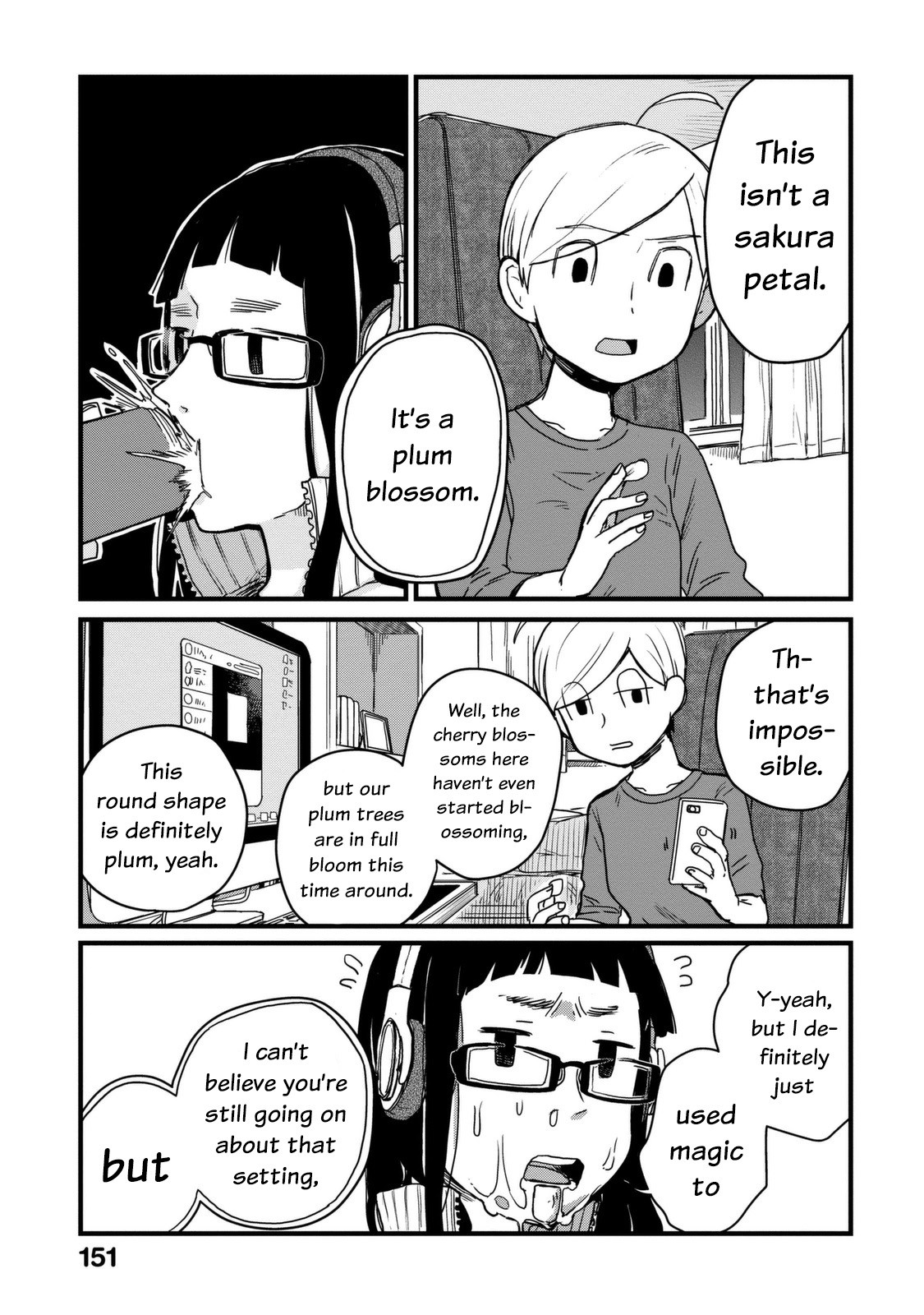 The Night Owl Witch Chapter 13 page 14 - Chapter 13: I Wanna Go Flower Viewing
