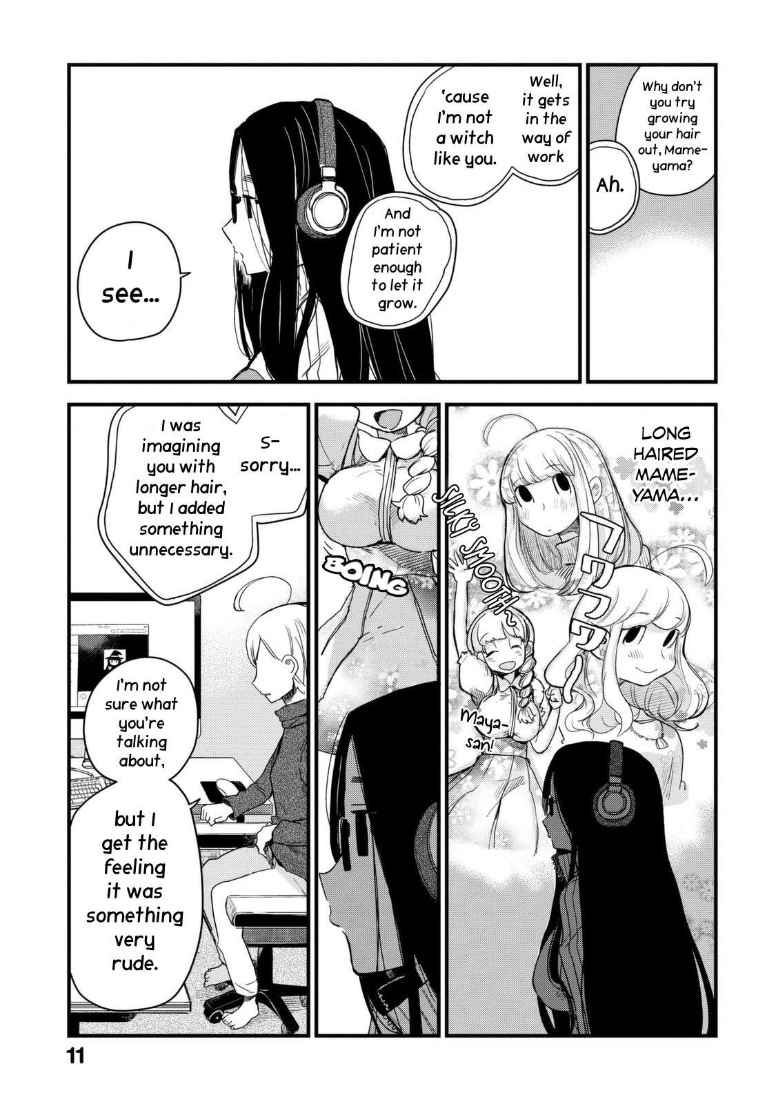 The Night Owl Witch Chapter 27 page 14 - Chapter 27: Maya's Long Hair