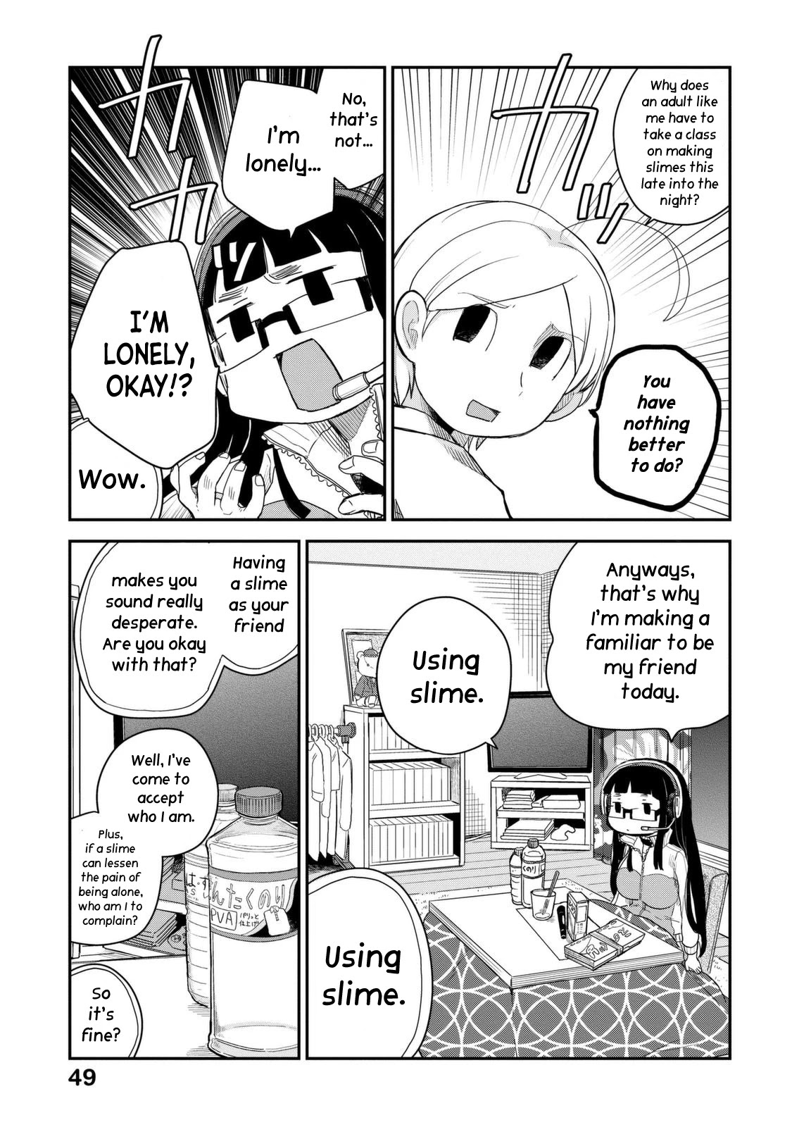 The Night Owl Witch Chapter 31 page 4 - Chapter 31: A Slimy Friend