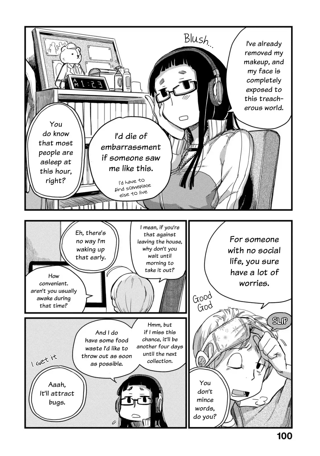 The Night Owl Witch Chapter 9 page 5 - Chapter 9: Late Night Trash Disposal