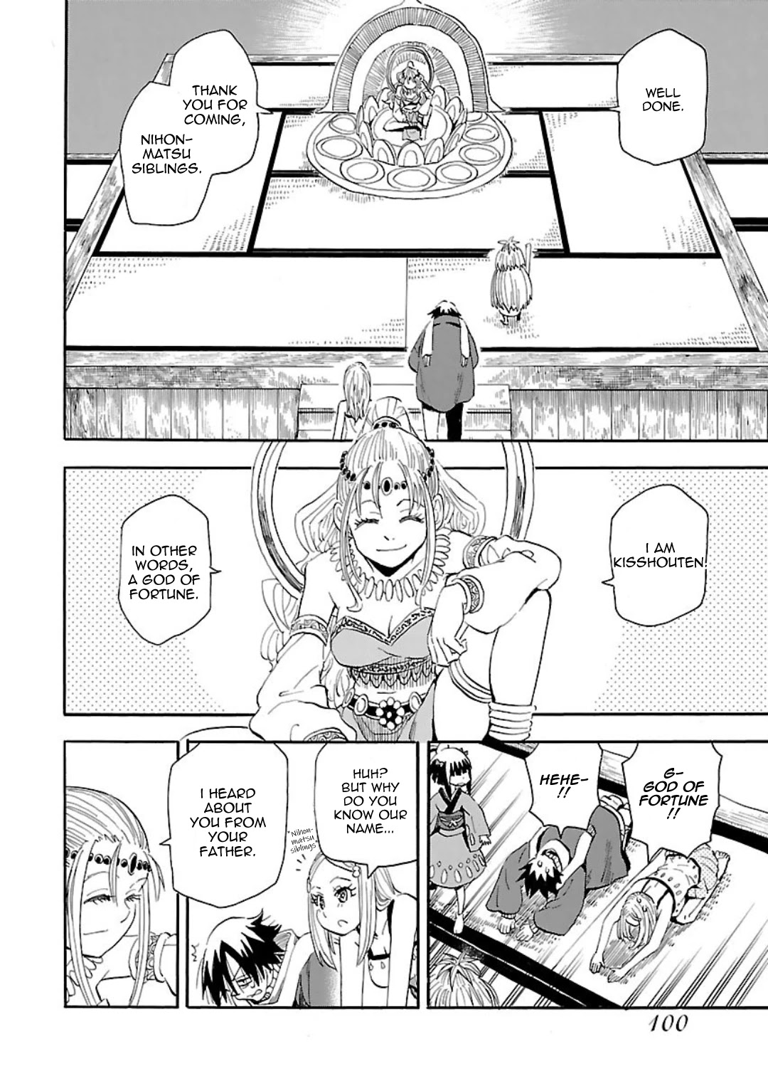 The Nihonmatsu Siblings and the Adventure of Wooden Valley Chapter 4 page 6 - Chapter 4: The Foreigners and the Village of Fortune