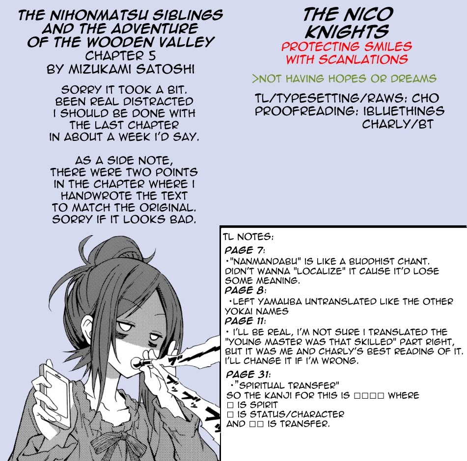 The Nihonmatsu Siblings and the Adventure of Wooden Valley Chapter 5 page 32 - Chapter 5: Reidou Kurakichi and the Poverty God