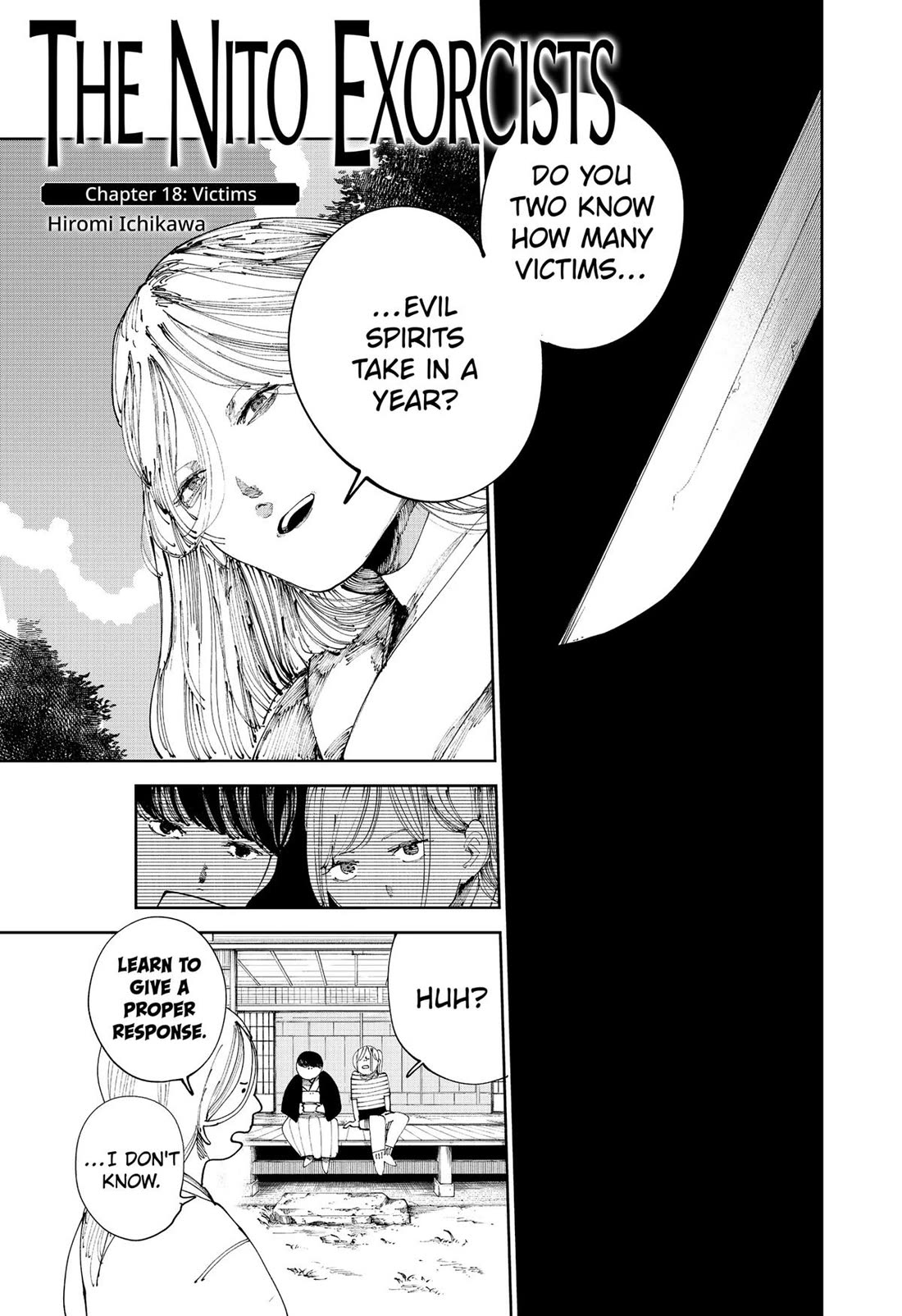 The Nito Exorcists Chapter 18 page 1 - Chapter 18: Victims