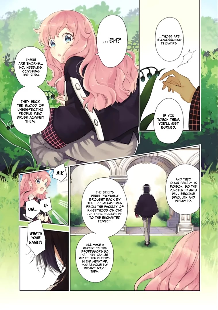 The Noble Girl With a Crush on a Plain and Studious Guy Finds the Arrogant Prince to Be a Nuisance Chapter 1.1 page 1 - Chapter 1.1