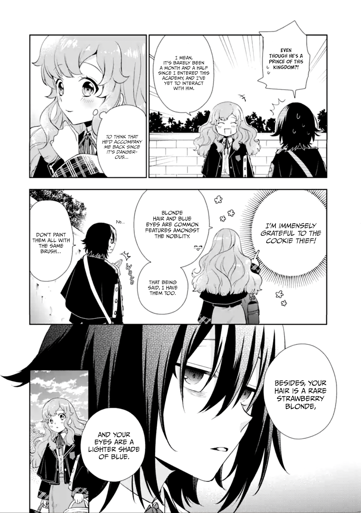 The Noble Girl With a Crush on a Plain and Studious Guy Finds the Arrogant Prince to Be a Nuisance Chapter 1.2 page 3 - Chapter 1.2