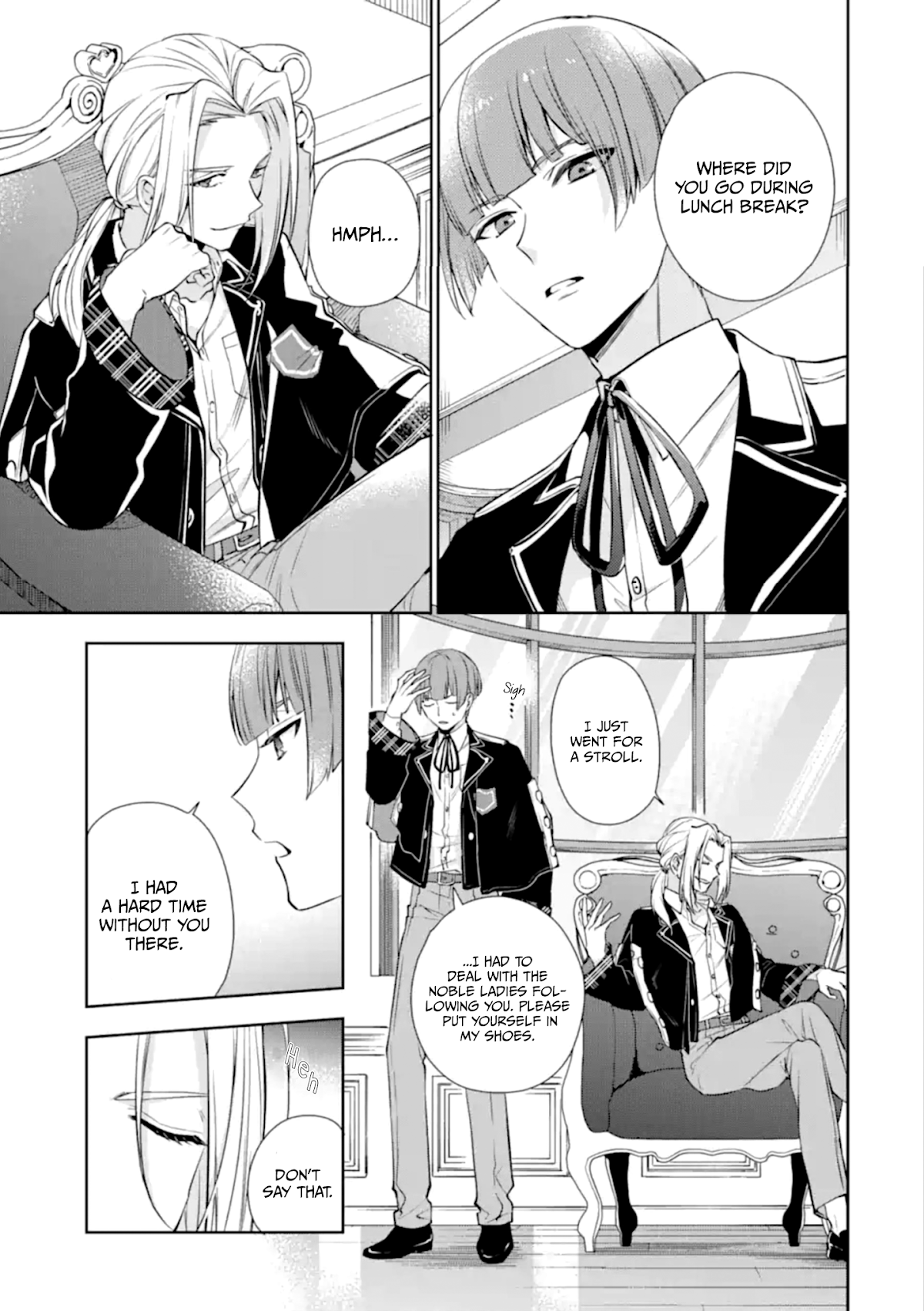 The Noble Girl With a Crush on a Plain and Studious Guy Finds the Arrogant Prince to Be a Nuisance Chapter 1.2 page 6 - Chapter 1.2