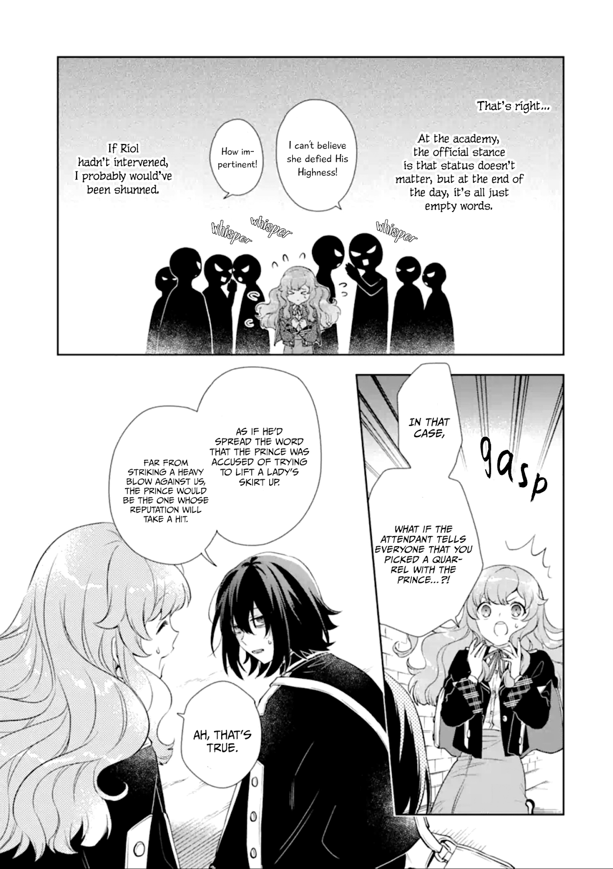 The Noble Girl With a Crush on a Plain and Studious Guy Finds the Arrogant Prince to Be a Nuisance Chapter 1.3 page 12 - Chapter 1.3