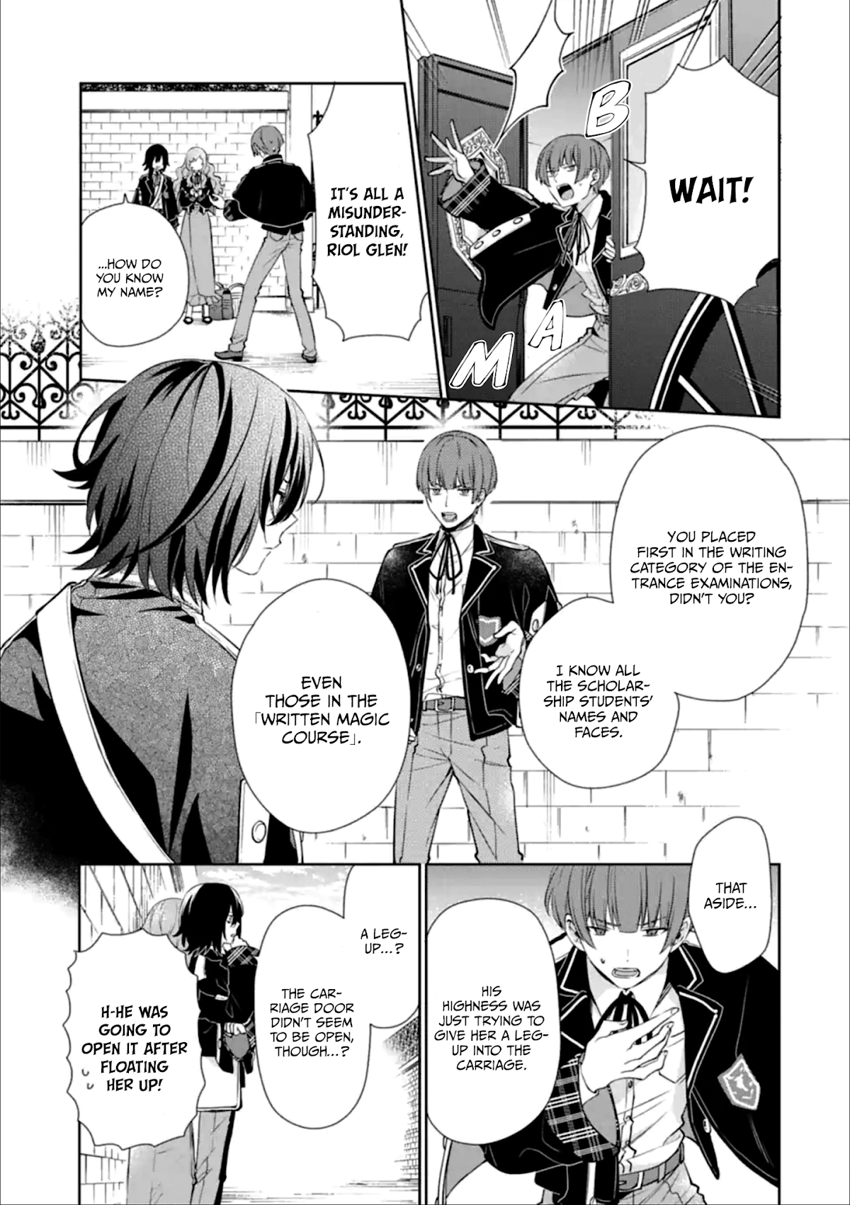 The Noble Girl With a Crush on a Plain and Studious Guy Finds the Arrogant Prince to Be a Nuisance Chapter 1.3 page 6 - Chapter 1.3