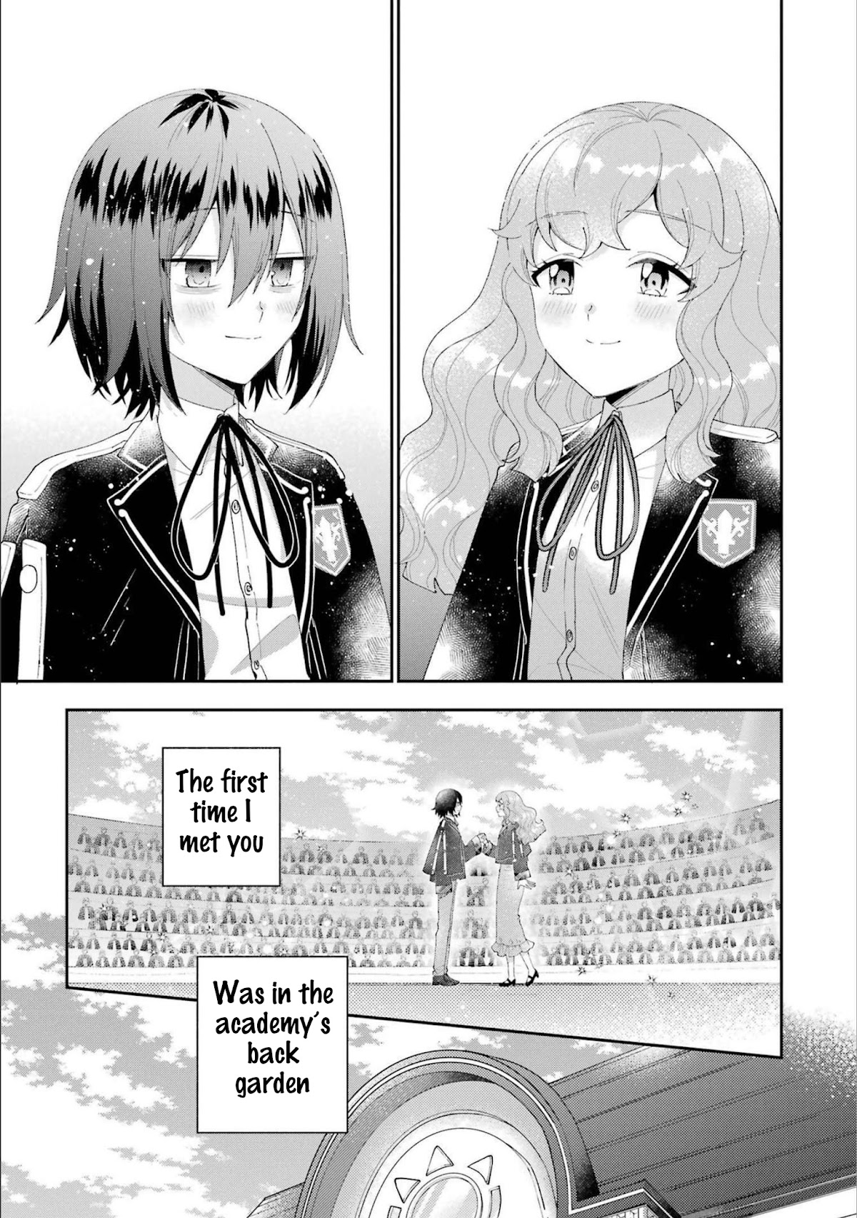 The Noble Girl With a Crush on a Plain and Studious Guy Finds the Arrogant Prince to Be a Nuisance Chapter 15 page 1 - Chapter 15: Because you gave me magic