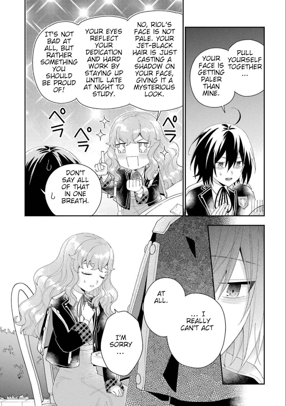 The Noble Girl With a Crush on a Plain and Studious Guy Finds the Arrogant Prince to Be a Nuisance Chapter 15 page 12 - Chapter 15: Because you gave me magic