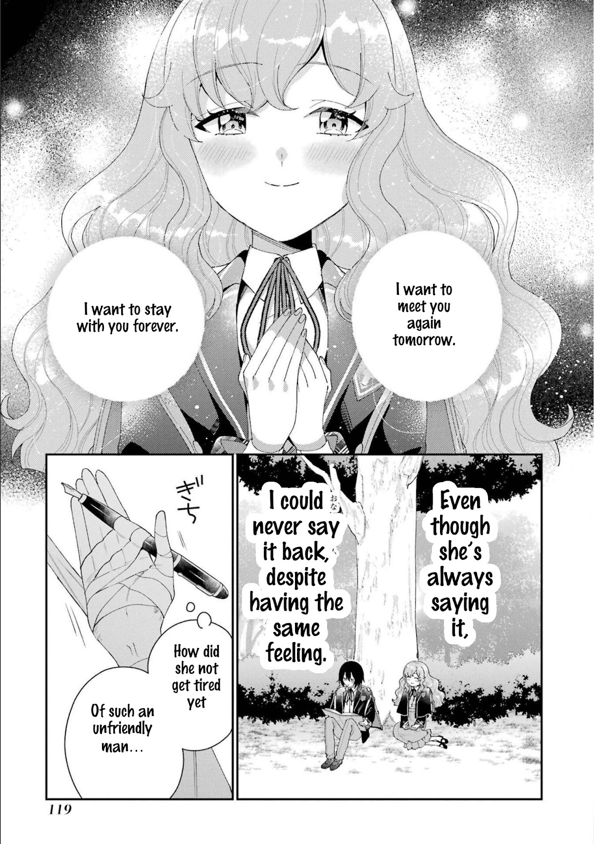 The Noble Girl With a Crush on a Plain and Studious Guy Finds the Arrogant Prince to Be a Nuisance Chapter 15 page 35 - Chapter 15: Because you gave me magic