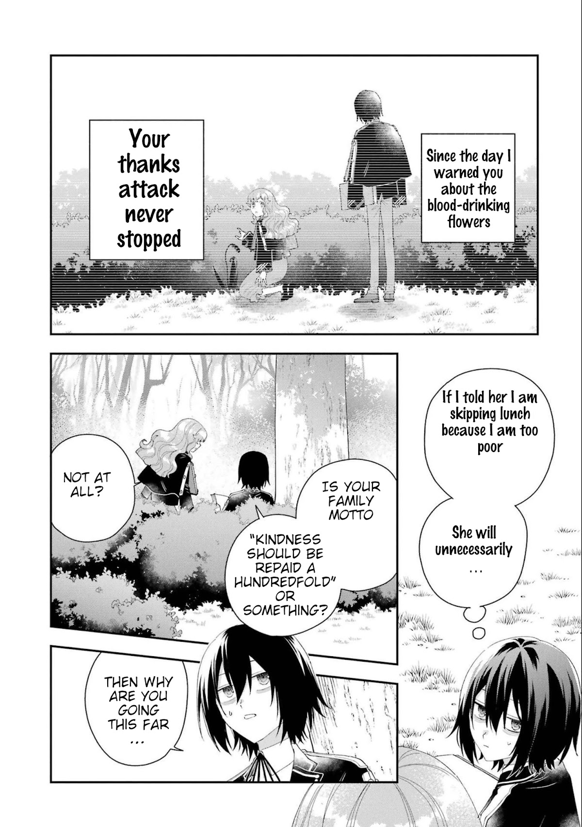 The Noble Girl With a Crush on a Plain and Studious Guy Finds the Arrogant Prince to Be a Nuisance Chapter 15 page 4 - Chapter 15: Because you gave me magic