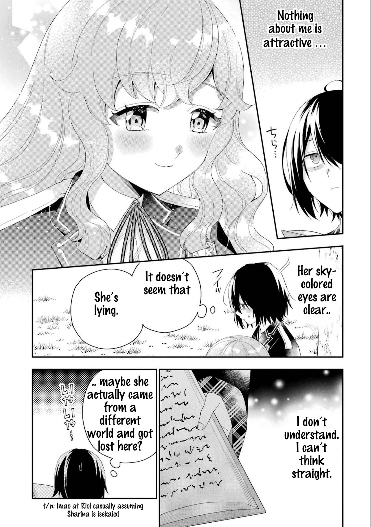 The Noble Girl With a Crush on a Plain and Studious Guy Finds the Arrogant Prince to Be a Nuisance Chapter 15 page 6 - Chapter 15: Because you gave me magic
