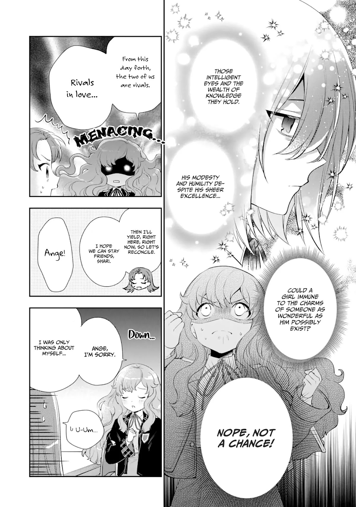 The Noble Girl With a Crush on a Plain and Studious Guy Finds the Arrogant Prince to Be a Nuisance Chapter 3 page 21 - Chapter 3