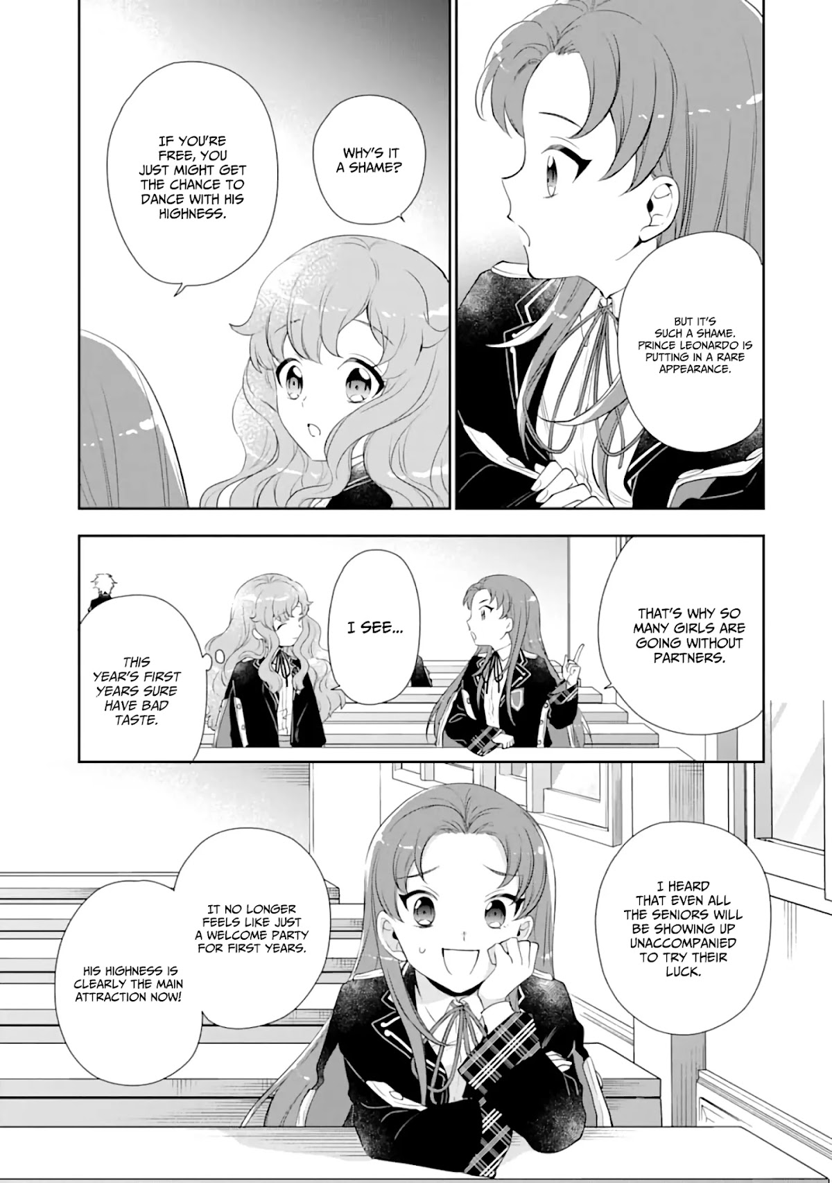 The Noble Girl With a Crush on a Plain and Studious Guy Finds the Arrogant Prince to Be a Nuisance Chapter 3 page 22 - Chapter 3