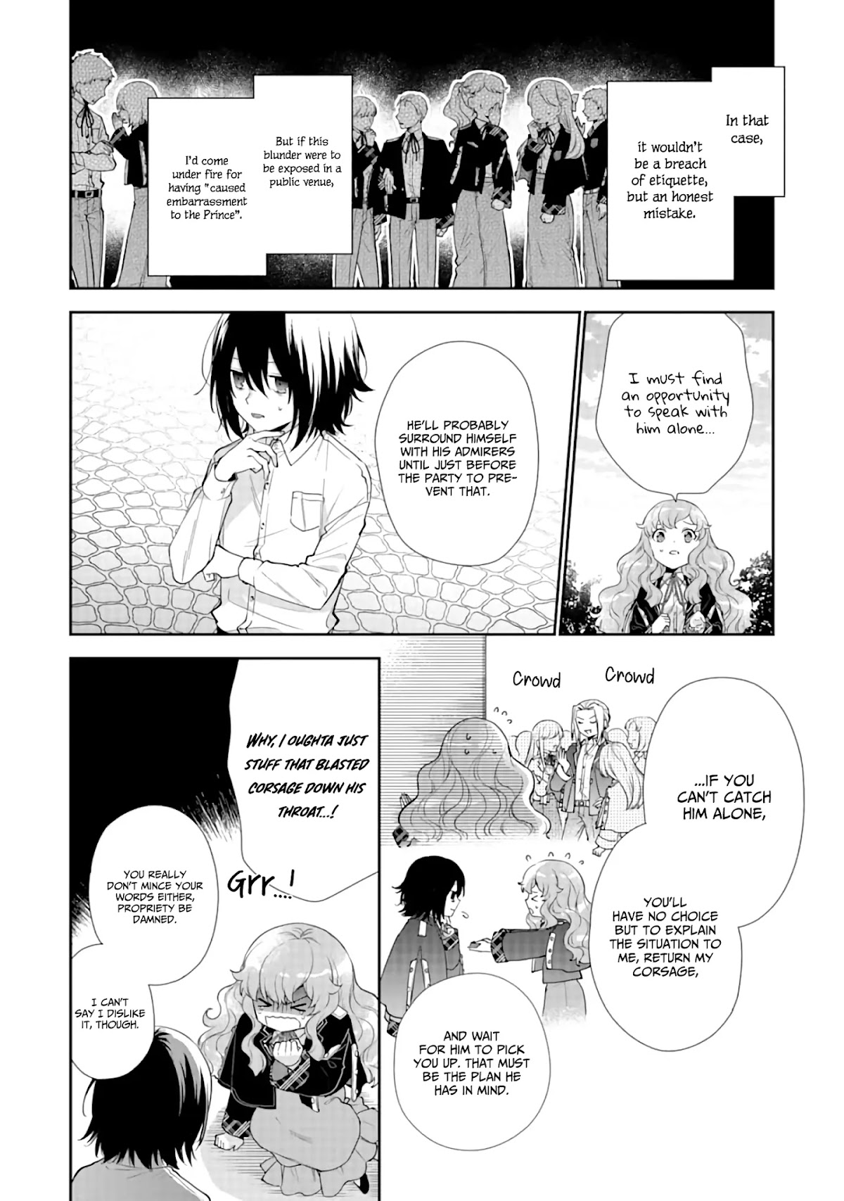 The Noble Girl With a Crush on a Plain and Studious Guy Finds the Arrogant Prince to Be a Nuisance Chapter 4 page 7 - Chapter 4: An Invitation to a Dance Party (Part 2)