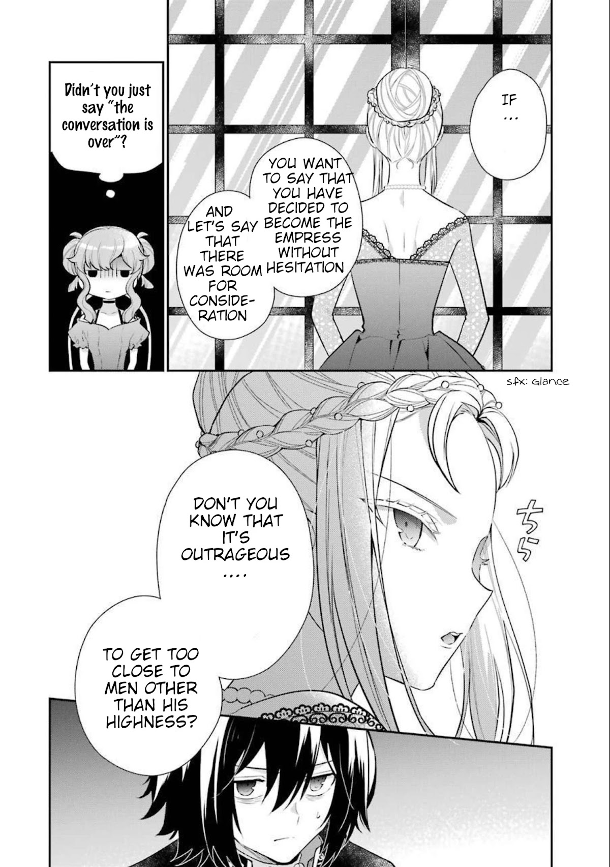 The Noble Girl With a Crush on a Plain and Studious Guy Finds the Arrogant Prince to Be a Nuisance Chapter 6 page 11 - Chapter 6: The ice lady’s warning