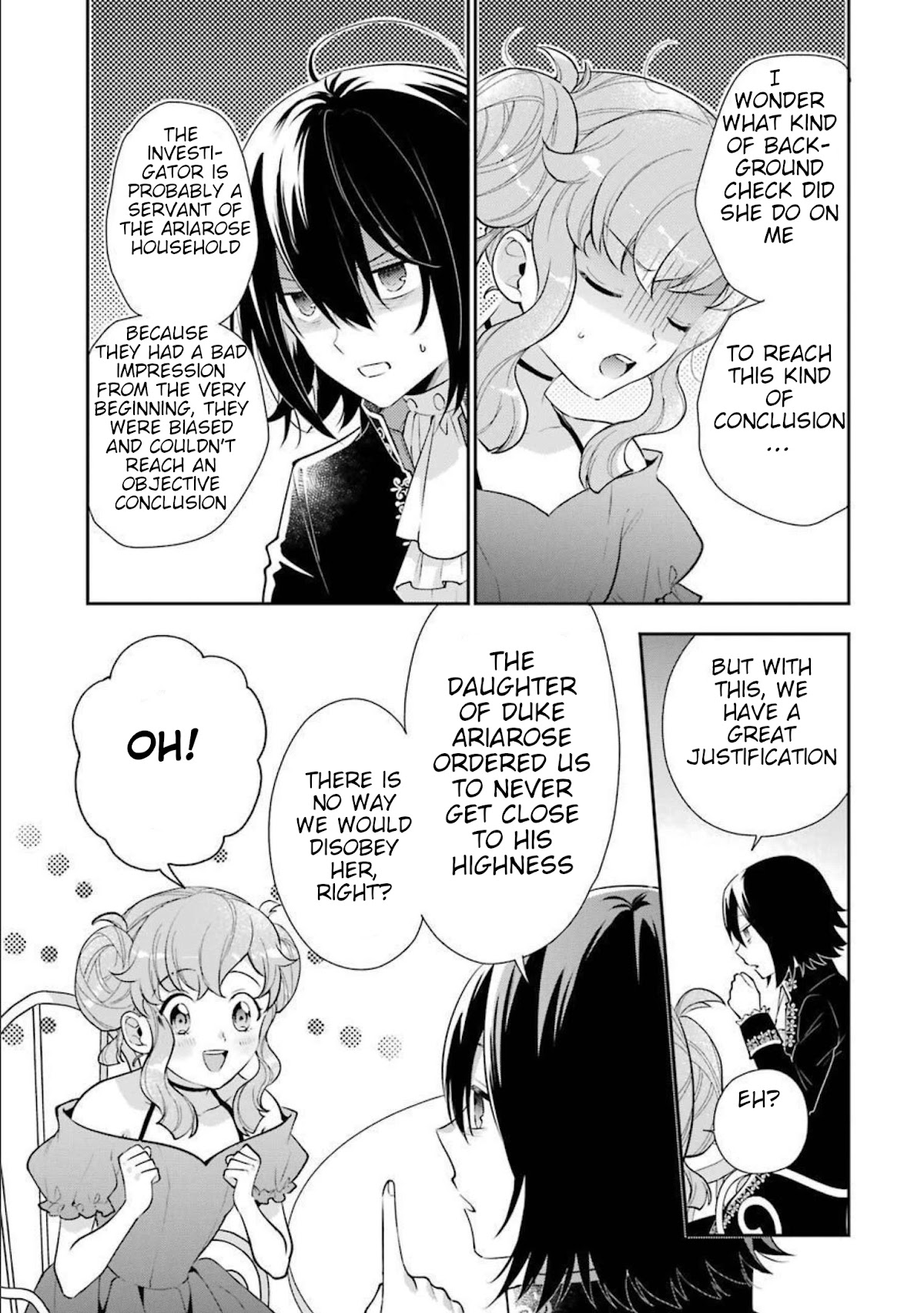 The Noble Girl With a Crush on a Plain and Studious Guy Finds the Arrogant Prince to Be a Nuisance Chapter 6 page 14 - Chapter 6: The ice lady’s warning