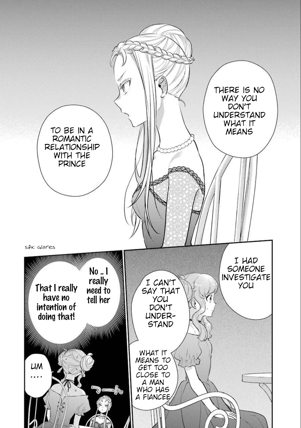 The Noble Girl With a Crush on a Plain and Studious Guy Finds the Arrogant Prince to Be a Nuisance Chapter 6 page 5 - Chapter 6: The ice lady’s warning