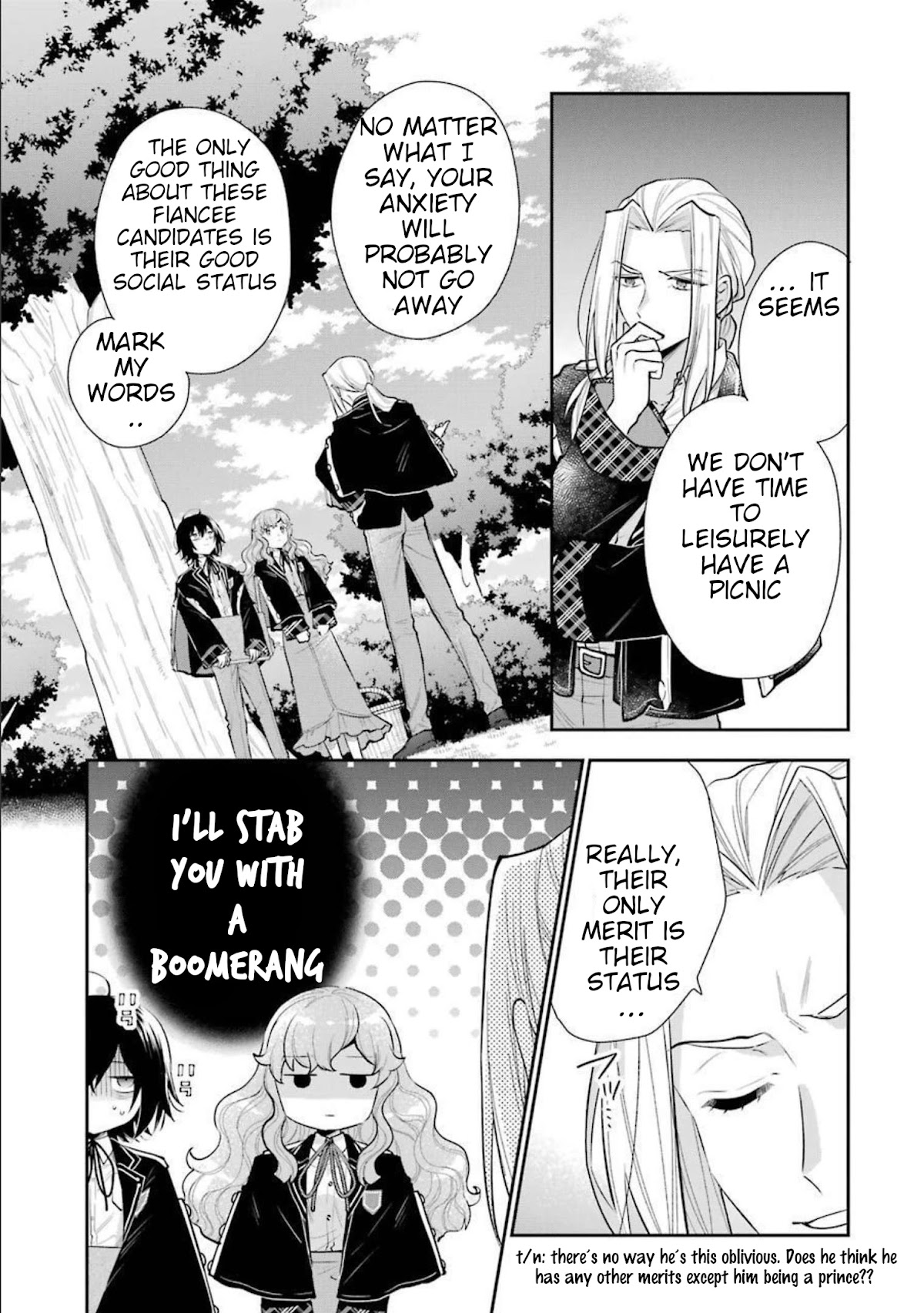 The Noble Girl With a Crush on a Plain and Studious Guy Finds the Arrogant Prince to Be a Nuisance Chapter 7 page 21 - Chapter 7: The day-dreaming Angelica