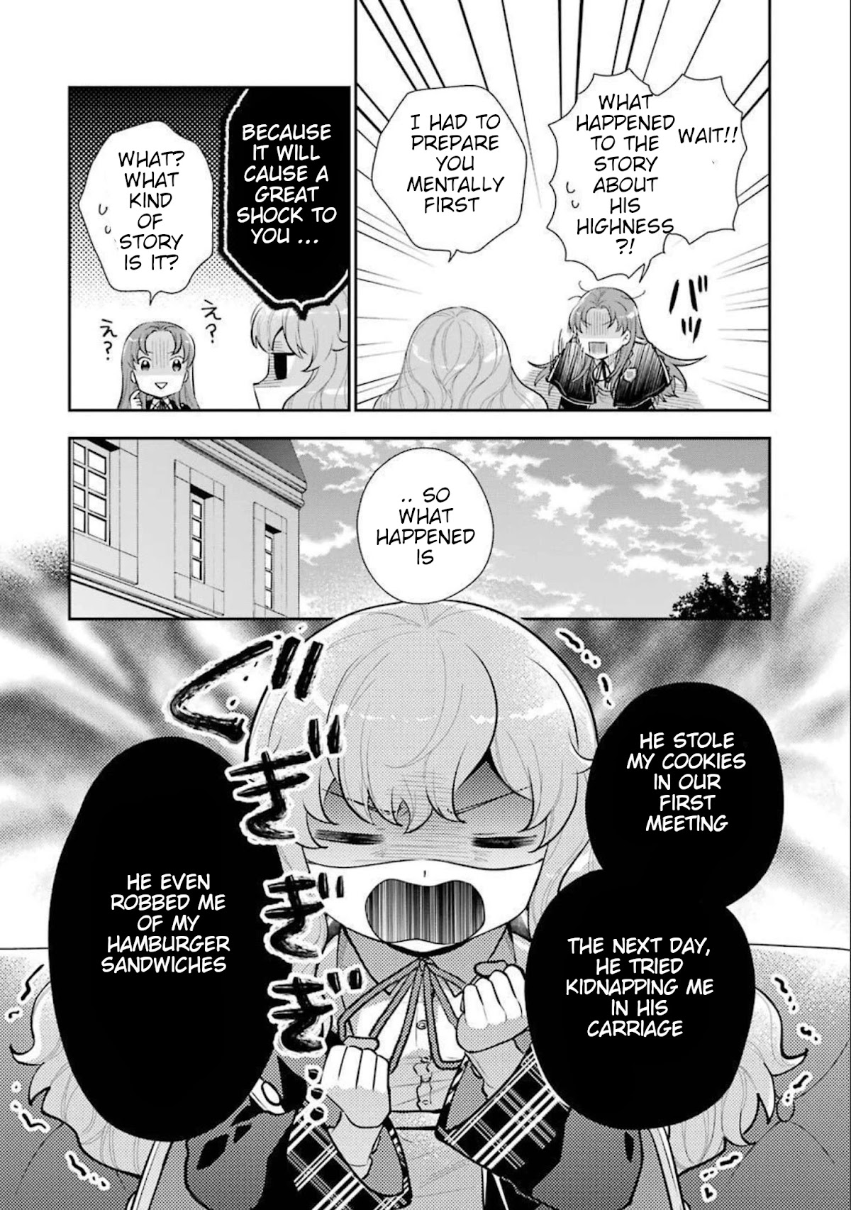 The Noble Girl With a Crush on a Plain and Studious Guy Finds the Arrogant Prince to Be a Nuisance Chapter 7 page 34 - Chapter 7: The day-dreaming Angelica