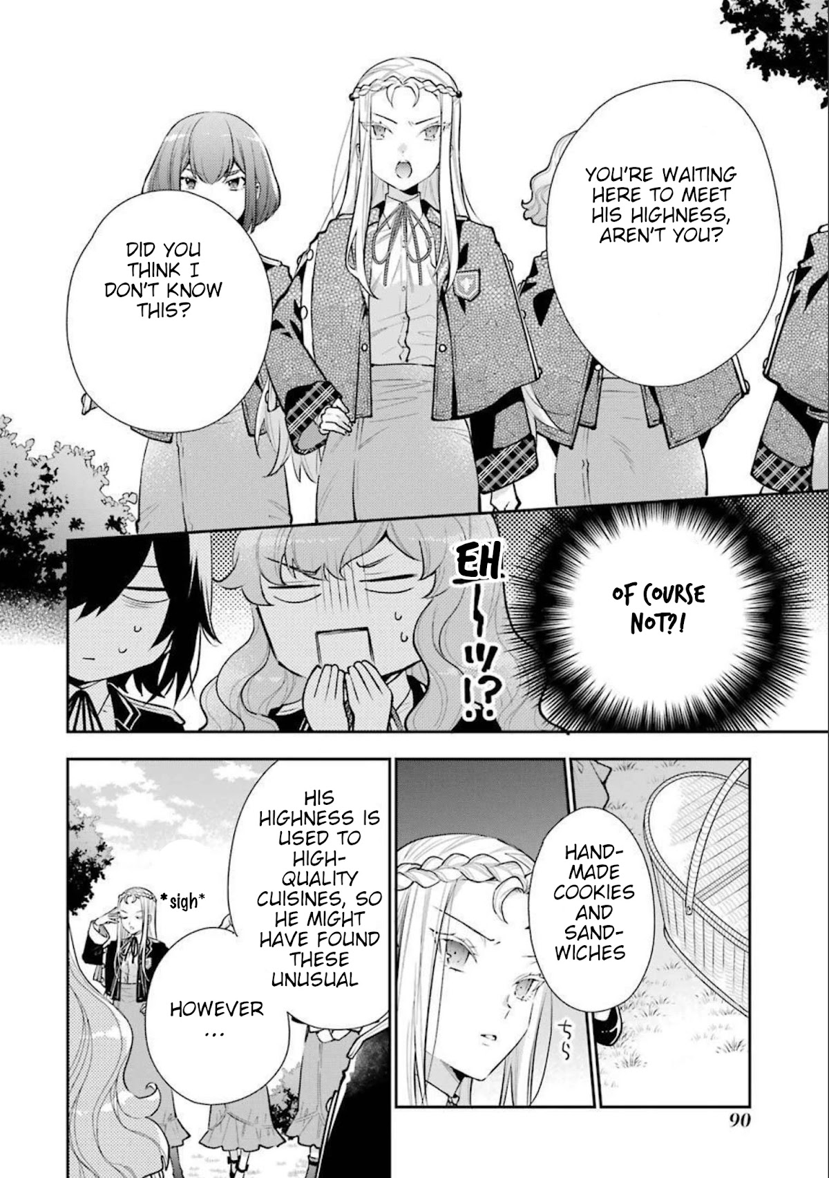 The Noble Girl With a Crush on a Plain and Studious Guy Finds the Arrogant Prince to Be a Nuisance Chapter 7 page 4 - Chapter 7: The day-dreaming Angelica