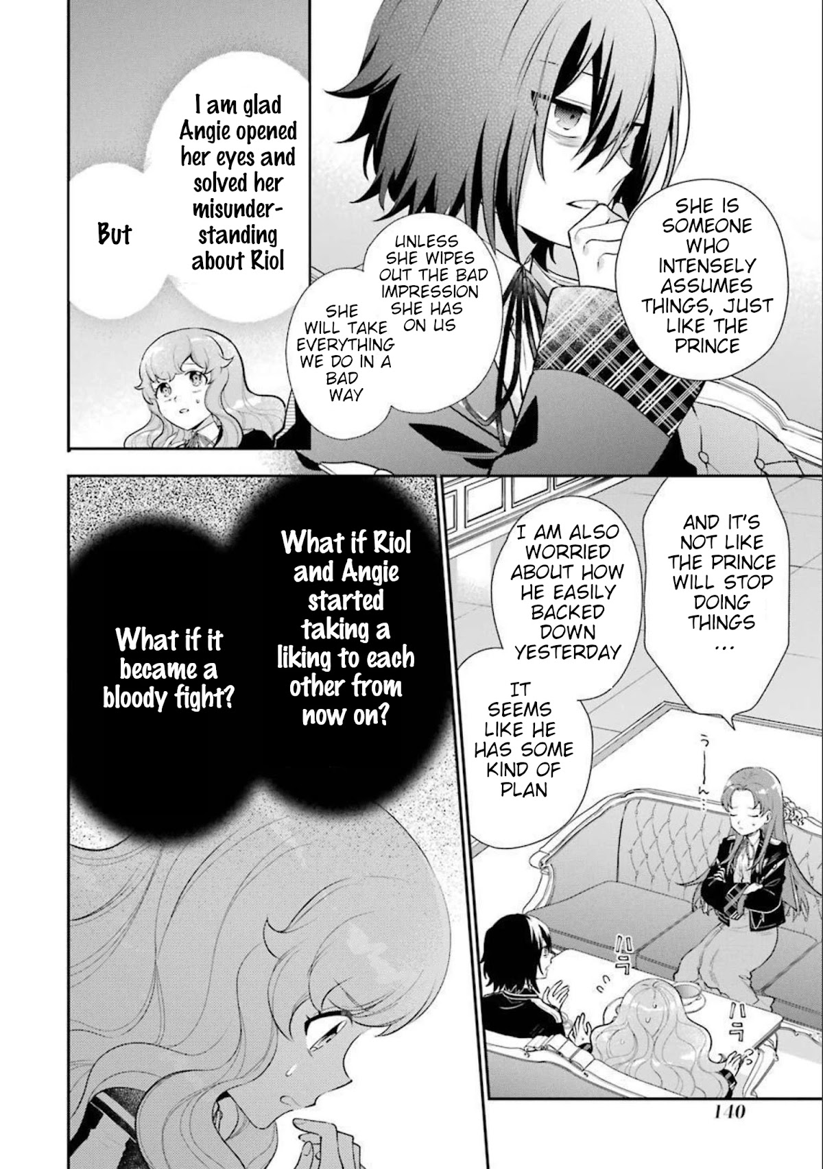 The Noble Girl With a Crush on a Plain and Studious Guy Finds the Arrogant Prince to Be a Nuisance Chapter 8 page 6 - Chapter 8: The ice step-brother’s warning