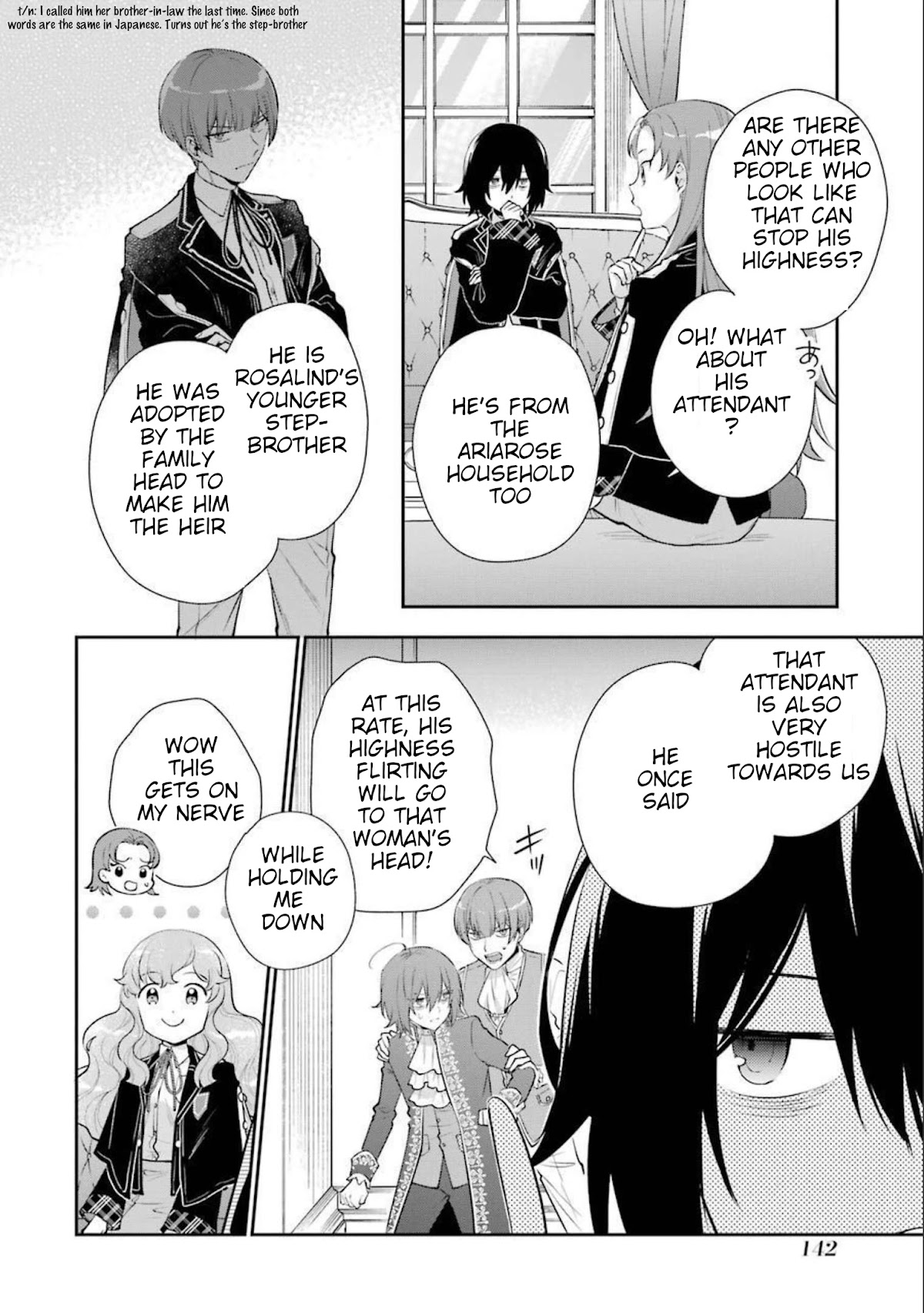 The Noble Girl With a Crush on a Plain and Studious Guy Finds the Arrogant Prince to Be a Nuisance Chapter 8 page 8 - Chapter 8: The ice step-brother’s warning