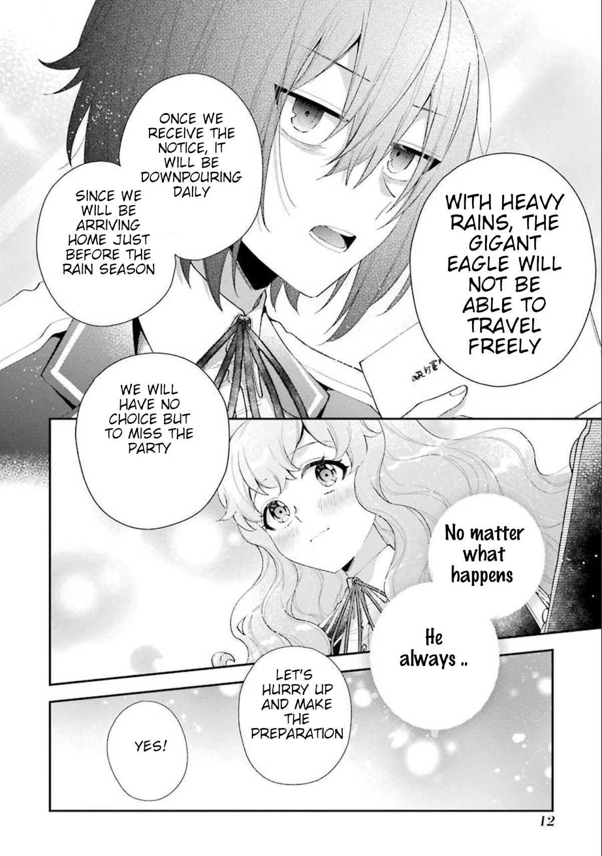 The Noble Girl With a Crush on a Plain and Studious Guy Finds the Arrogant Prince to Be a Nuisance Chapter 9 page 13 - Chapter 9: The (pretend) Honeymoon
