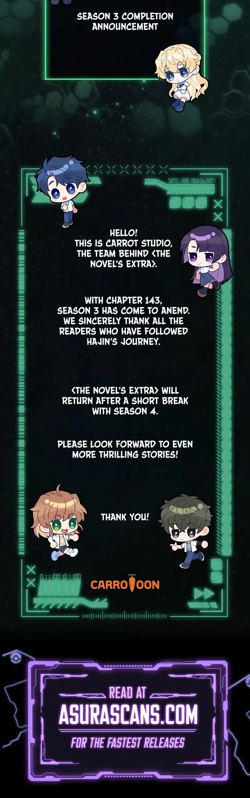 The Novel’s Extra Chapter 143 page 74 - Chapter 143 (S3 End)