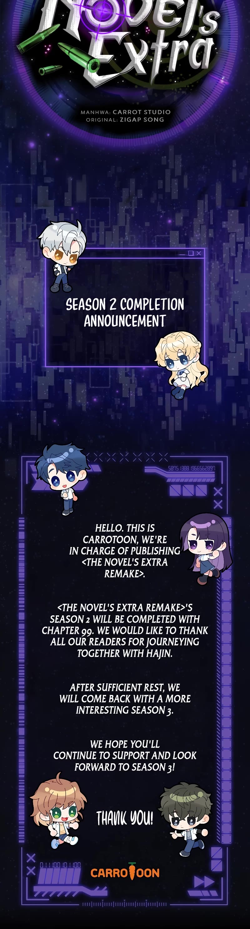 The Novel’s Extra Chapter 99 page 79 - Chapter 99 (S2 End)