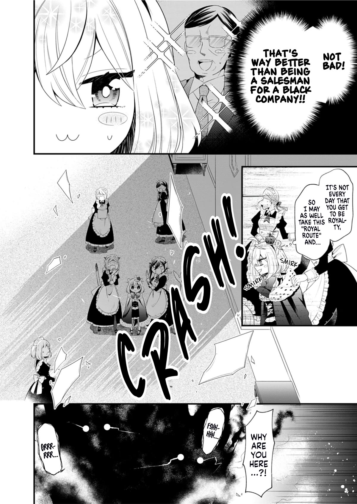 The Old Man That Was Reincarnated as a Young Girl in the Demon World Wants to Become the Demon Lord for the Sake of Peace Chapter 1 page 15 - Chapter 1: The Beginning, a Crimson Night