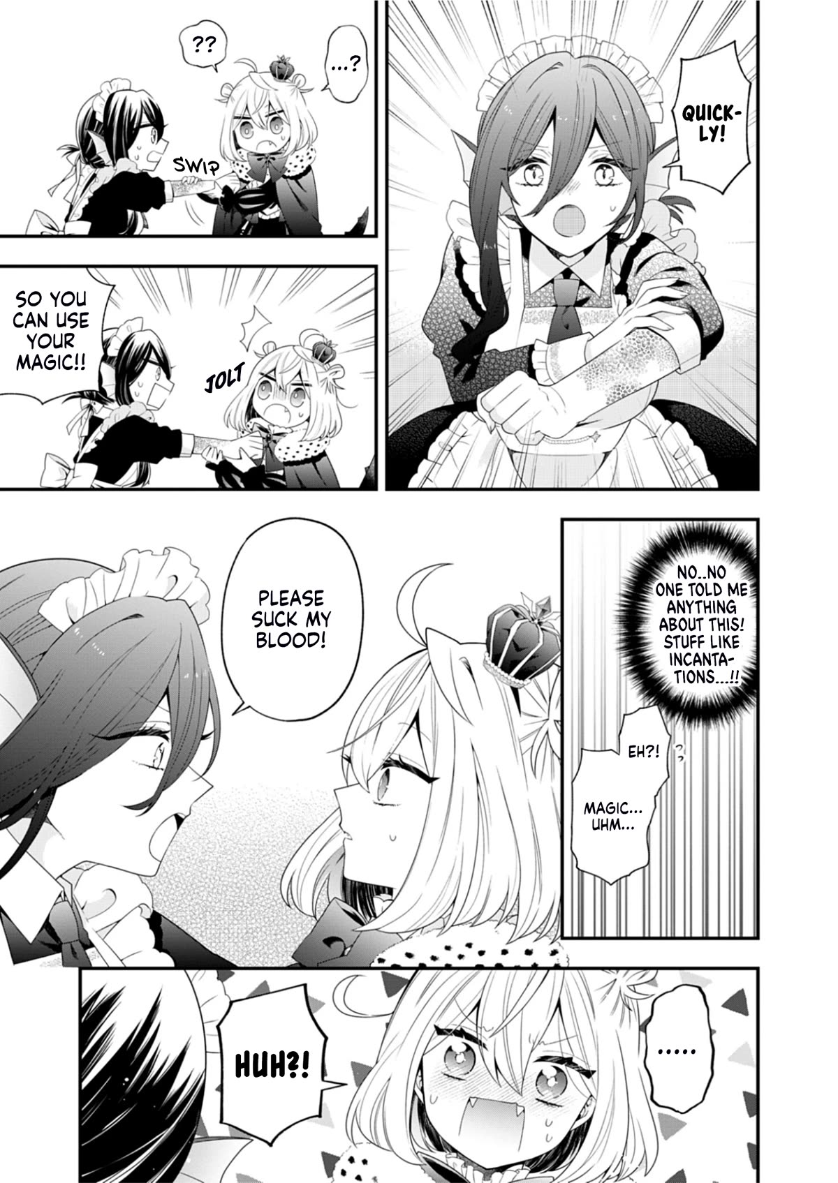 The Old Man That Was Reincarnated as a Young Girl in the Demon World Wants to Become the Demon Lord for the Sake of Peace Chapter 1 page 18 - Chapter 1: The Beginning, a Crimson Night