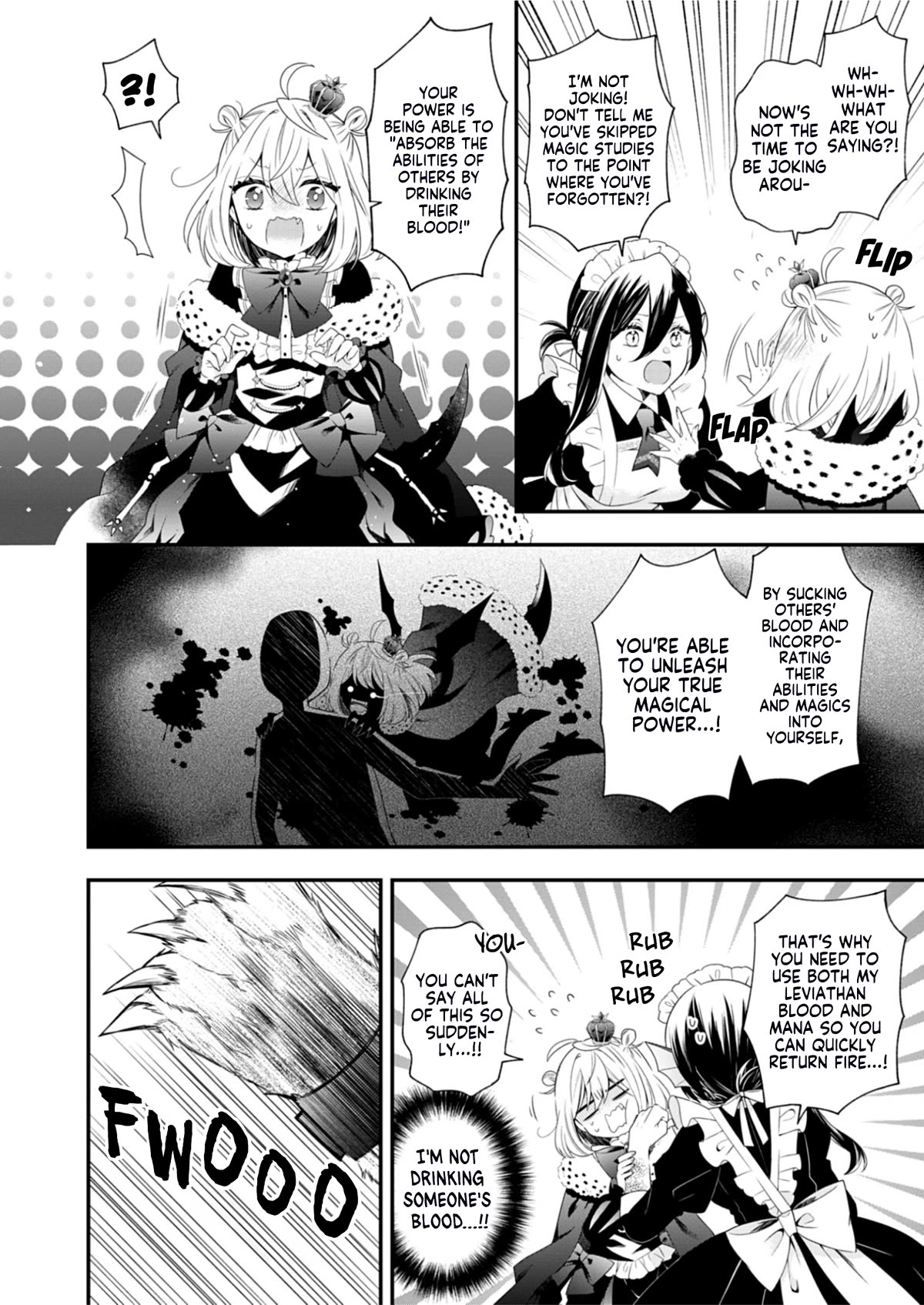 The Old Man That Was Reincarnated as a Young Girl in the Demon World Wants to Become the Demon Lord for the Sake of Peace Chapter 1 page 19 - Chapter 1: The Beginning, a Crimson Night