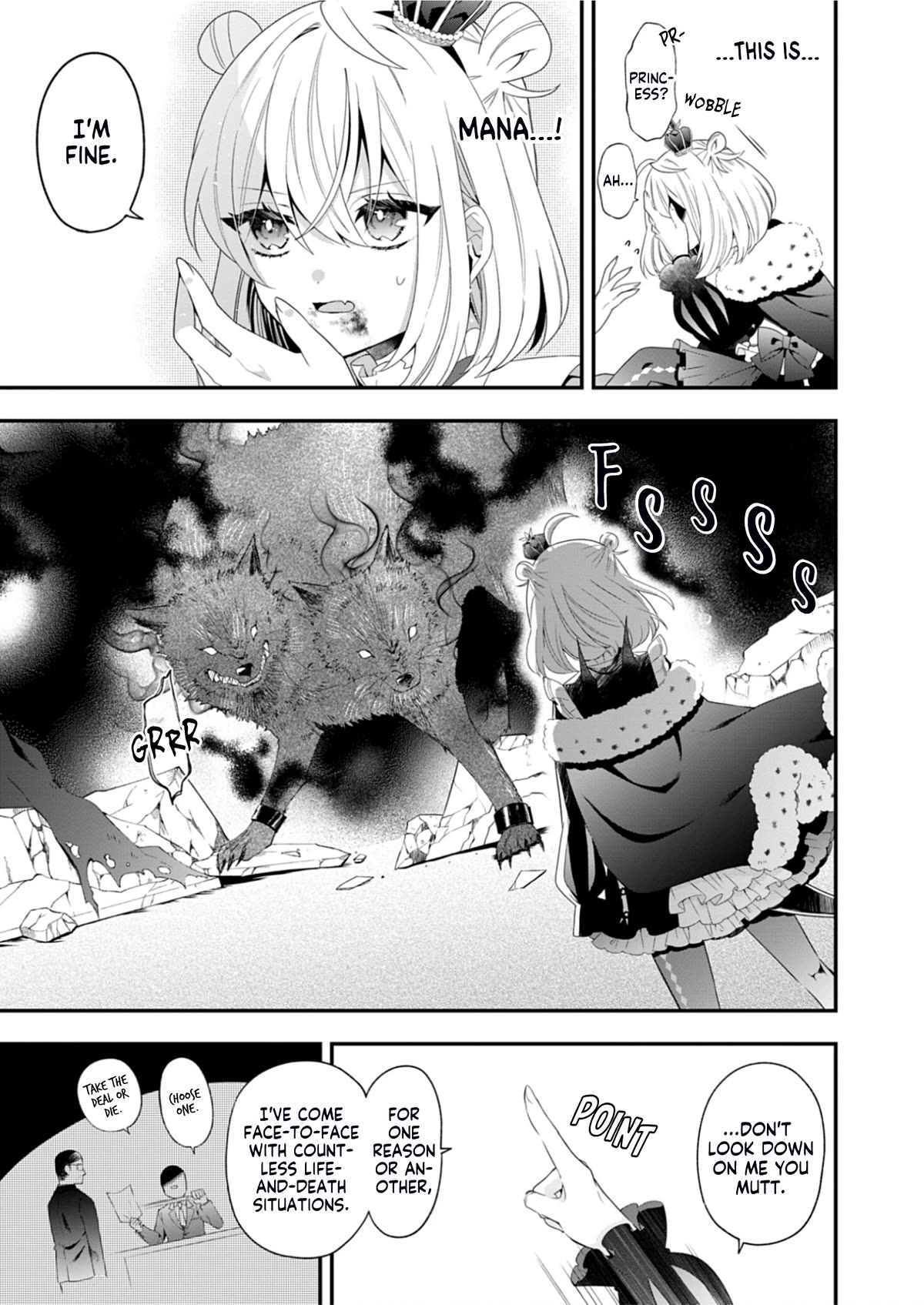 The Old Man That Was Reincarnated as a Young Girl in the Demon World Wants to Become the Demon Lord for the Sake of Peace Chapter 1 page 24 - Chapter 1: The Beginning, a Crimson Night