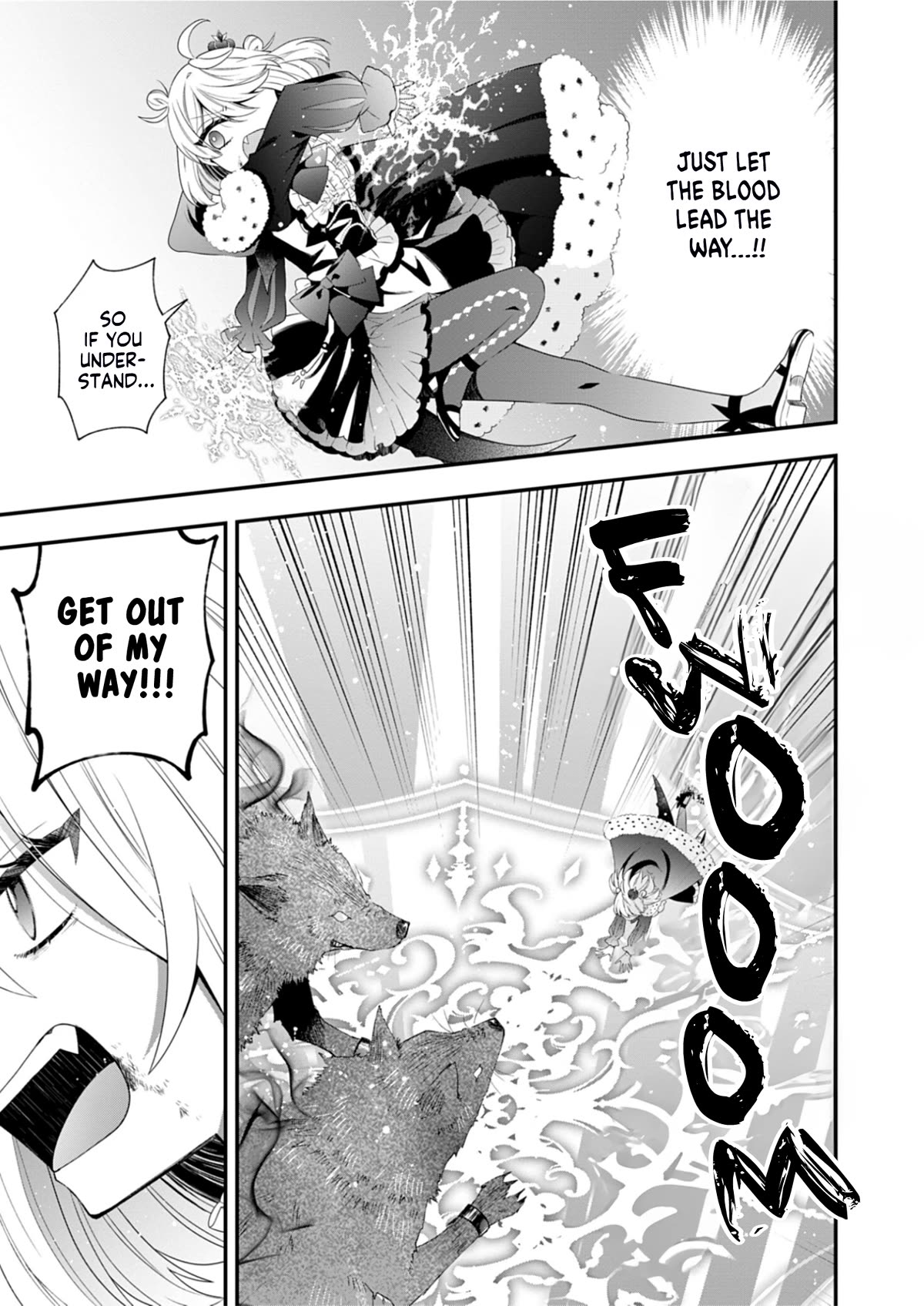 The Old Man That Was Reincarnated as a Young Girl in the Demon World Wants to Become the Demon Lord for the Sake of Peace Chapter 1 page 26 - Chapter 1: The Beginning, a Crimson Night