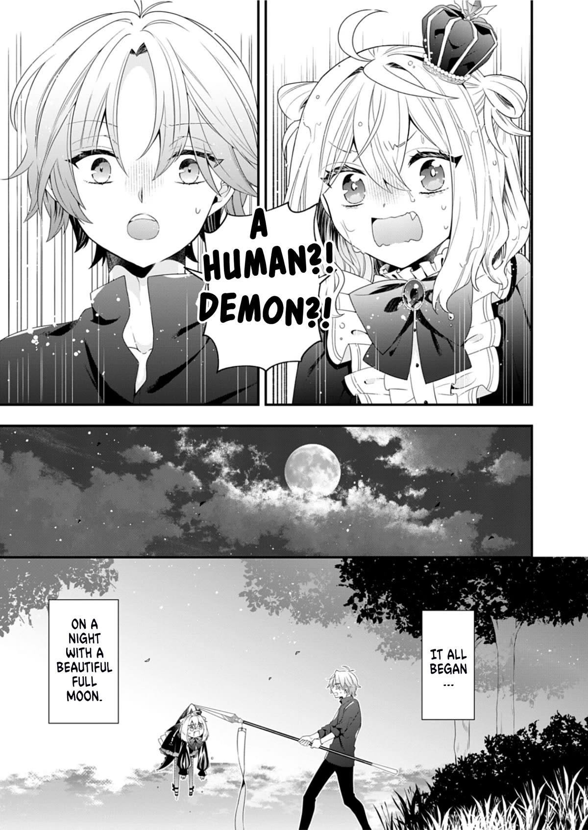 The Old Man That Was Reincarnated as a Young Girl in the Demon World Wants to Become the Demon Lord for the Sake of Peace Chapter 1 page 32 - Chapter 1: The Beginning, a Crimson Night