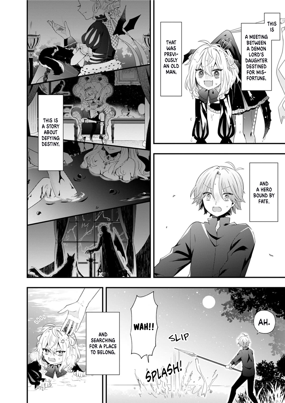 The Old Man That Was Reincarnated as a Young Girl in the Demon World Wants to Become the Demon Lord for the Sake of Peace Chapter 1 page 33 - Chapter 1: The Beginning, a Crimson Night