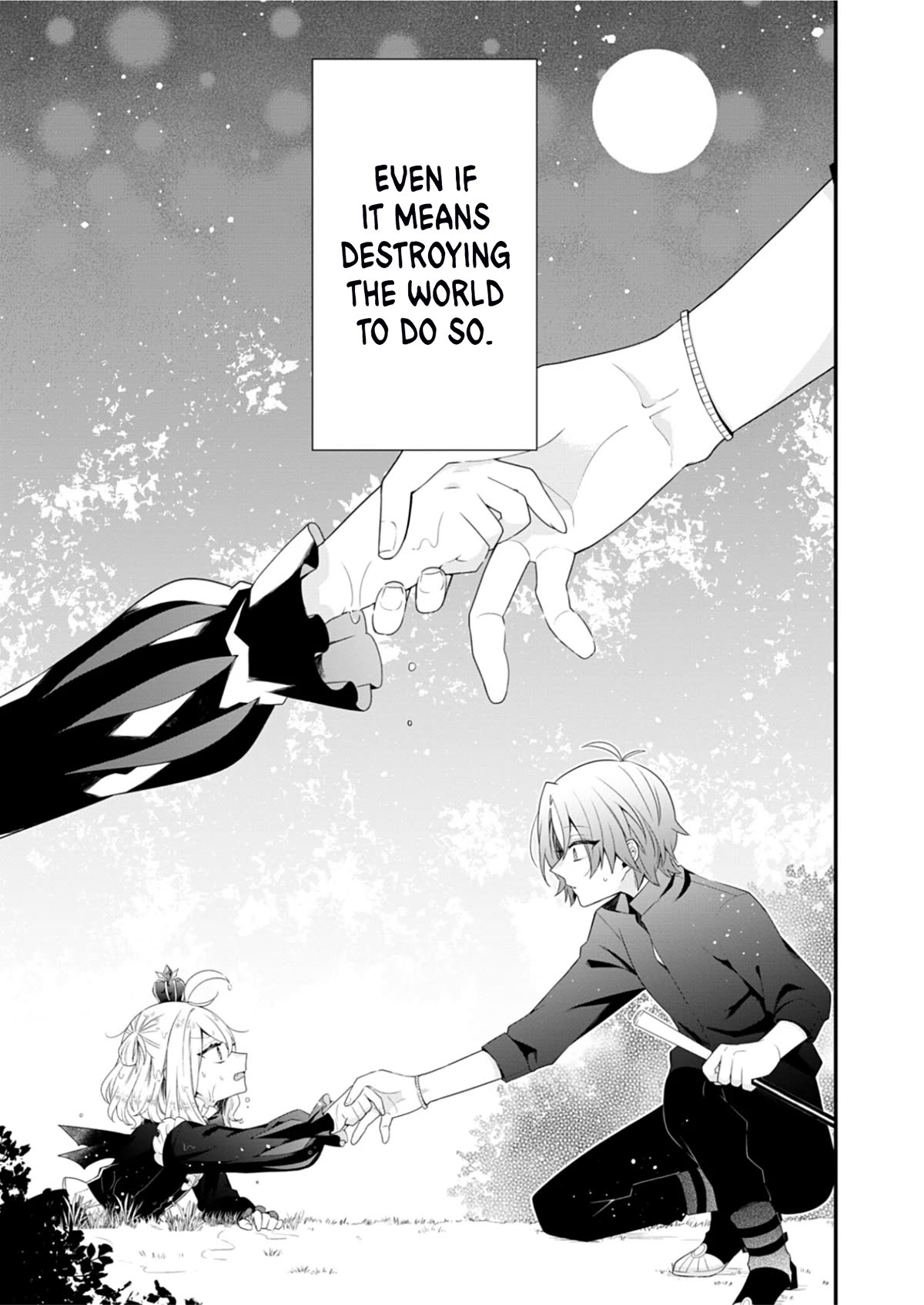 The Old Man That Was Reincarnated as a Young Girl in the Demon World Wants to Become the Demon Lord for the Sake of Peace Chapter 1 page 34 - Chapter 1: The Beginning, a Crimson Night