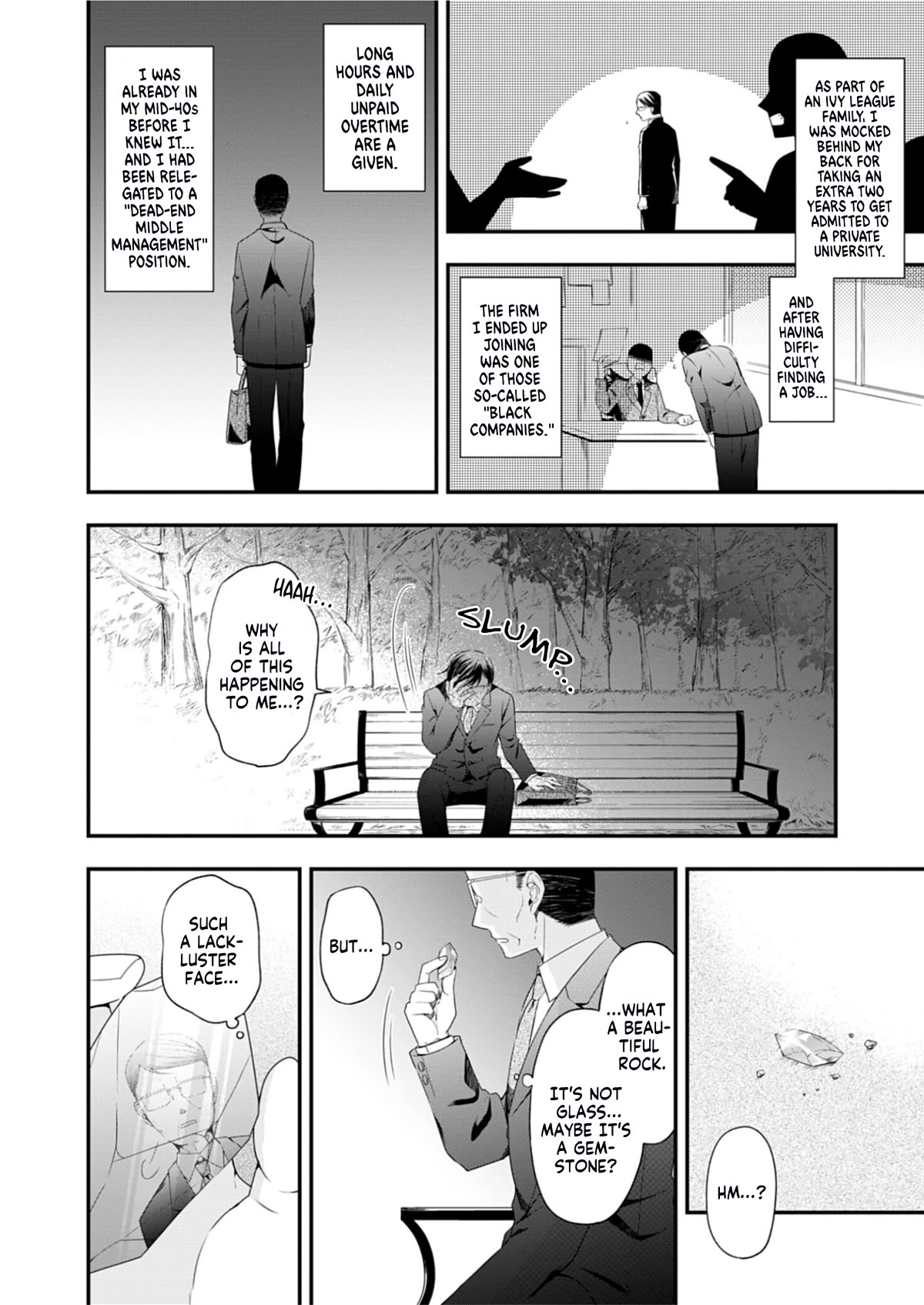 The Old Man That Was Reincarnated as a Young Girl in the Demon World Wants to Become the Demon Lord for the Sake of Peace Chapter 1 page 5 - Chapter 1: The Beginning, a Crimson Night