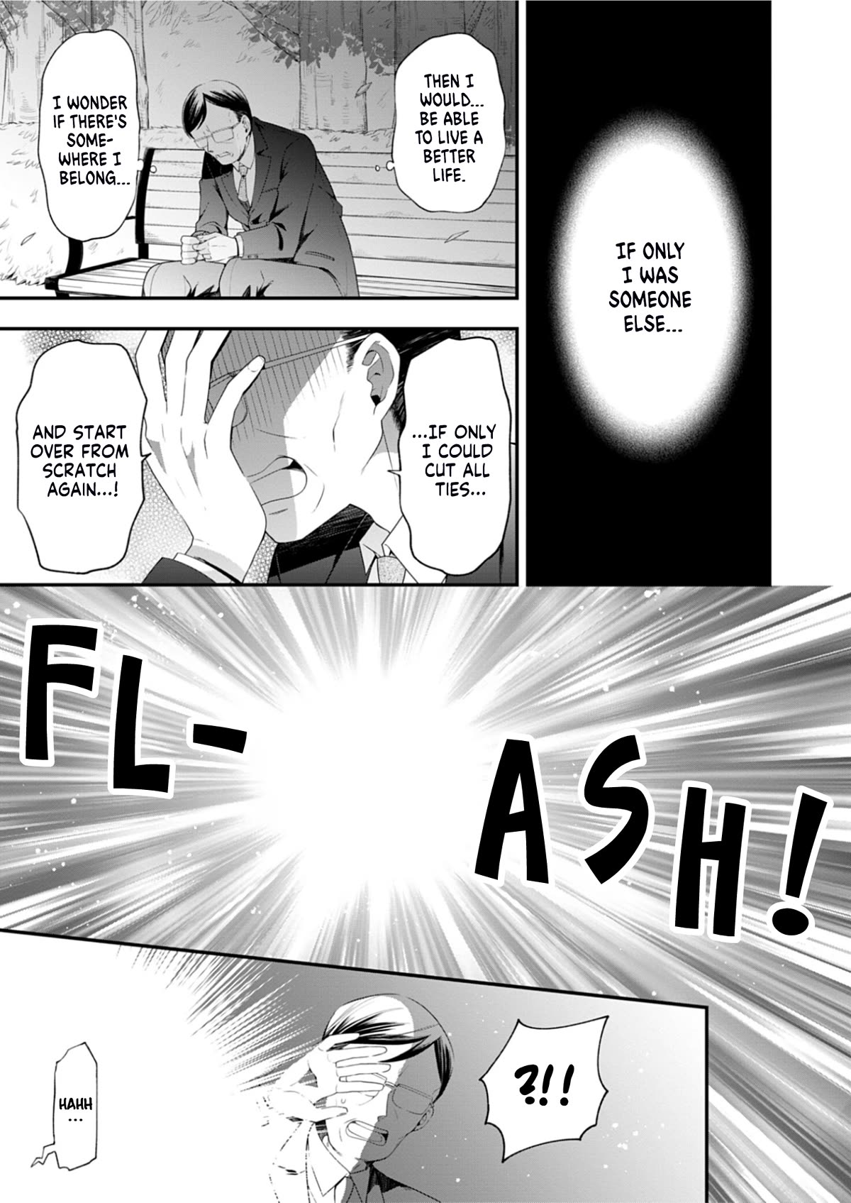 The Old Man That Was Reincarnated as a Young Girl in the Demon World Wants to Become the Demon Lord for the Sake of Peace Chapter 1 page 6 - Chapter 1: The Beginning, a Crimson Night